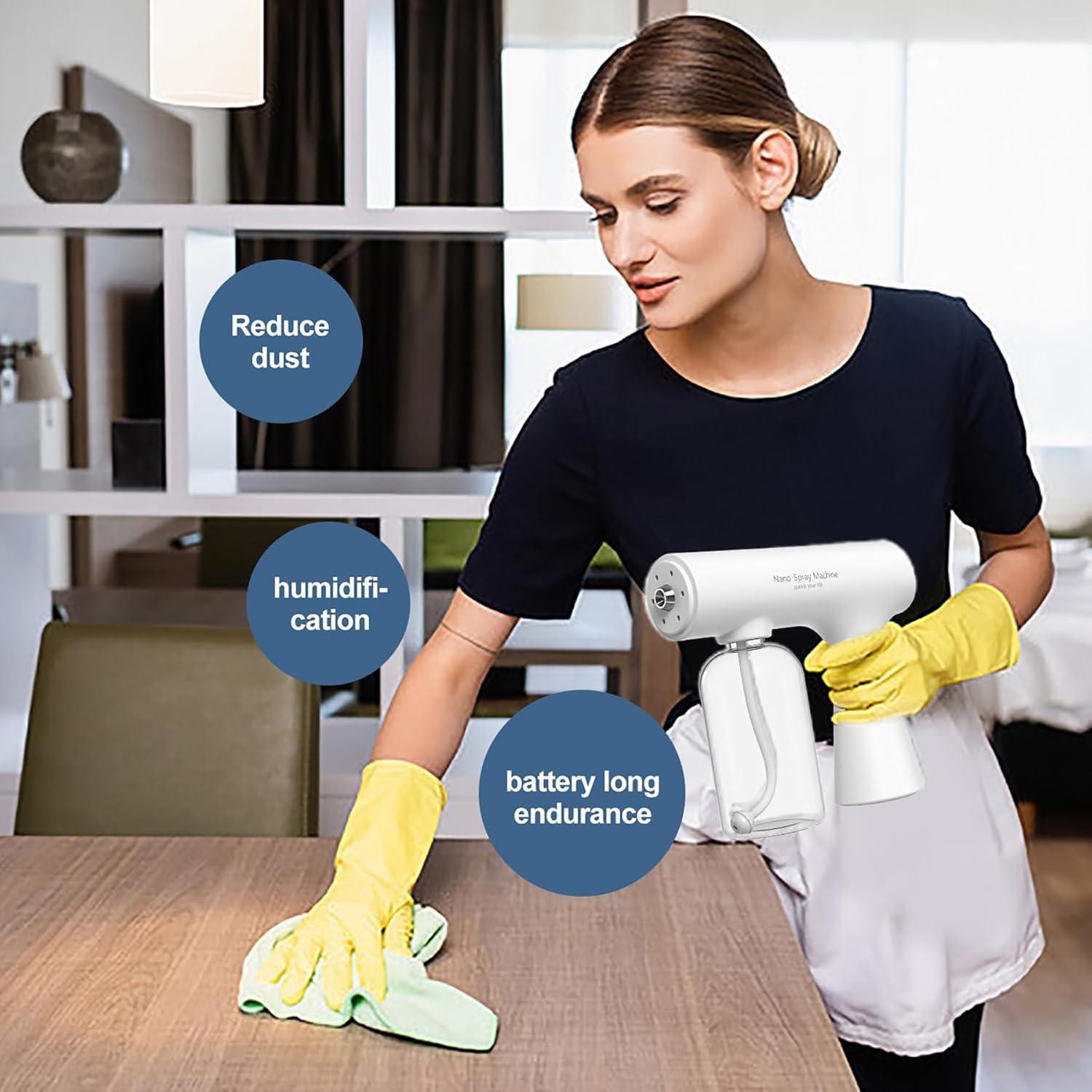 Pistola de Nano-Rociado BEBESIRI Recargable 280ml Desinfección