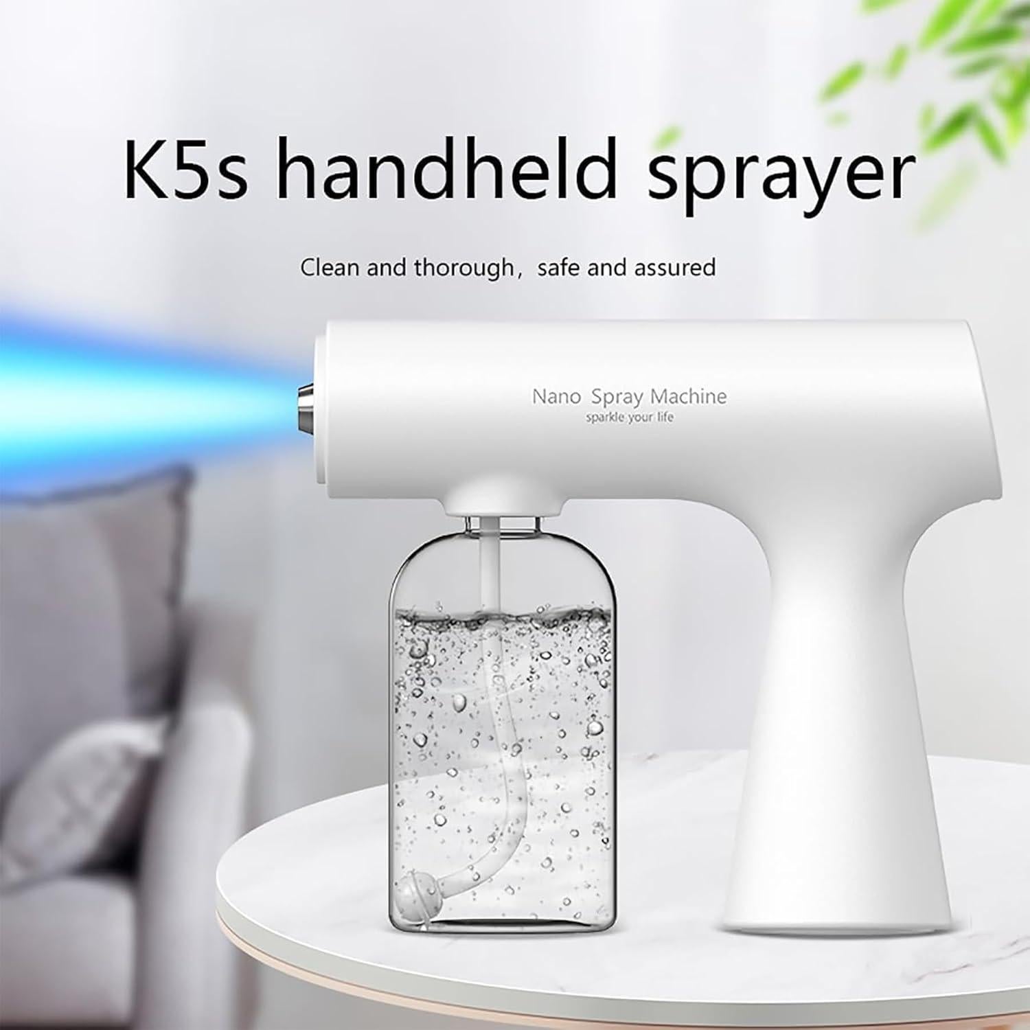 Pistola de Nano-Rociado BEBESIRI Recargable 280ml Desinfección