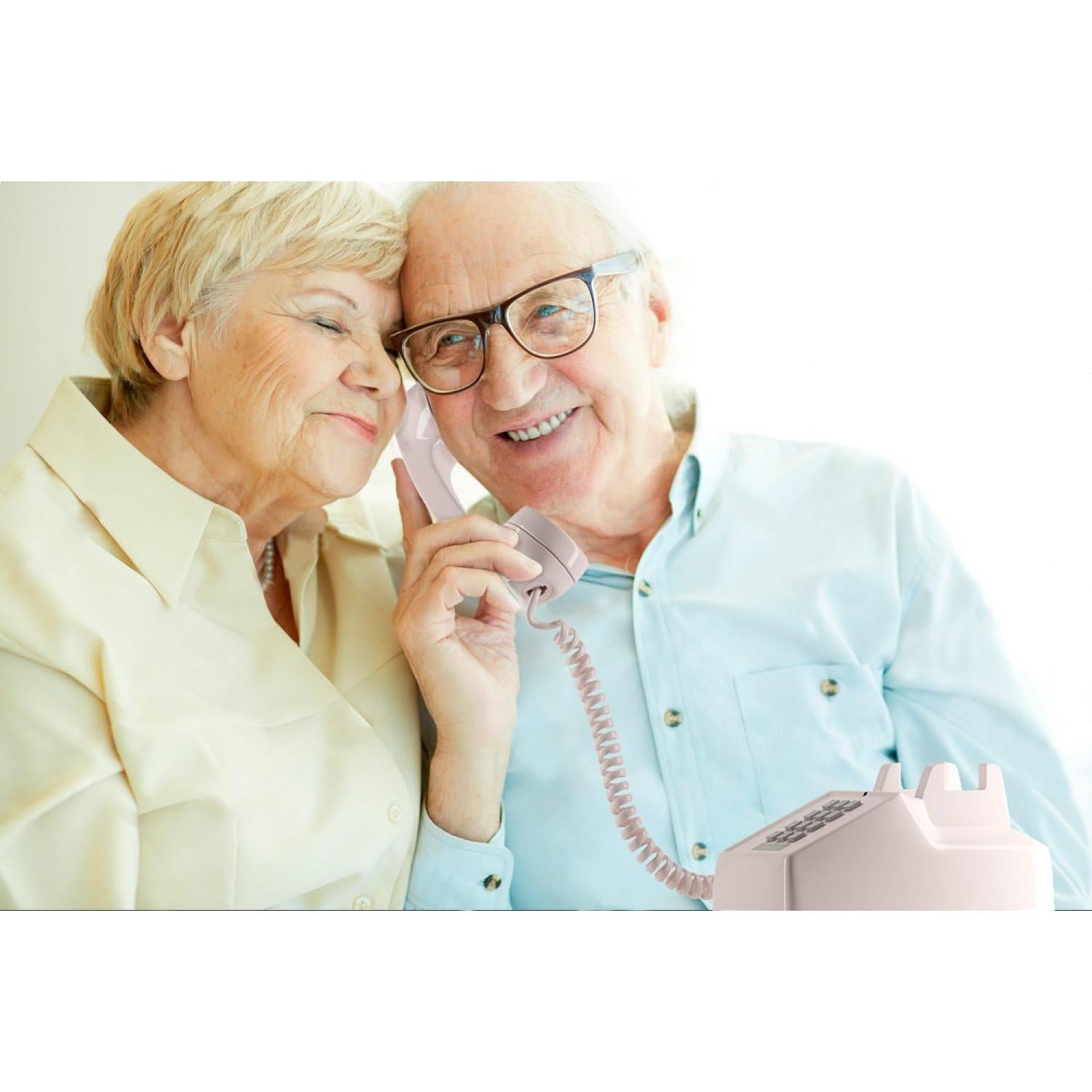 Teléfono con Cable Home Intuition para Personas Mayores Gris