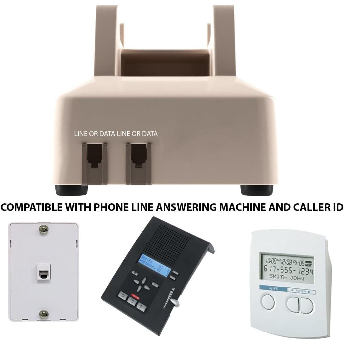 Teléfono con Cable Home Intuition para Personas Mayores Gris