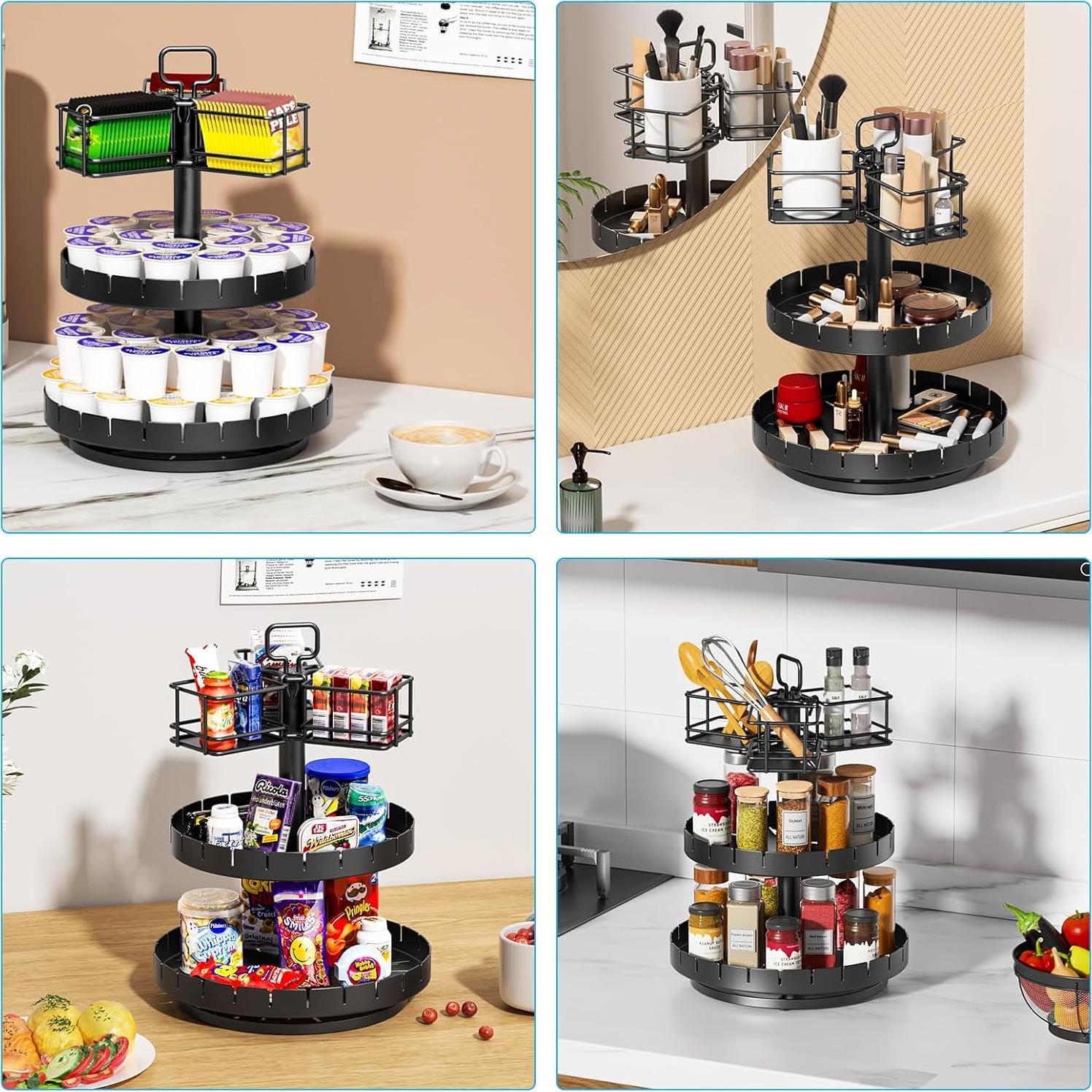 Soporte Giratorio RCHYFEED para 45 K Cups y 60 Bolsas de Té