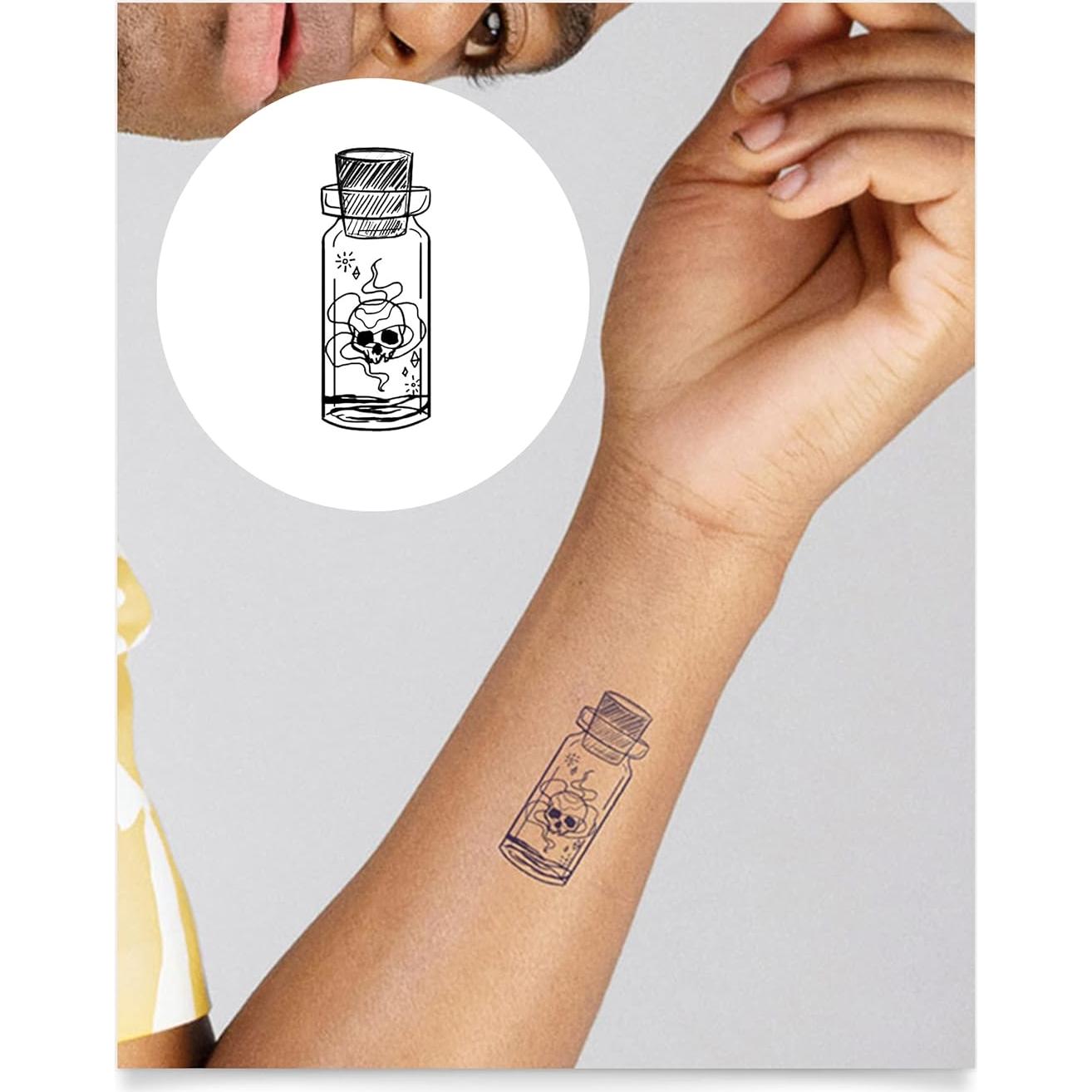 Tatuaje Temporal Inkbox Agonía - Semi-Permanente 7.62 cm