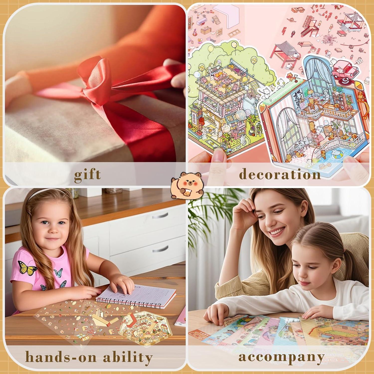 Kit de Pegatinas 3D Snycler para Decoración DIY - 12 Temas