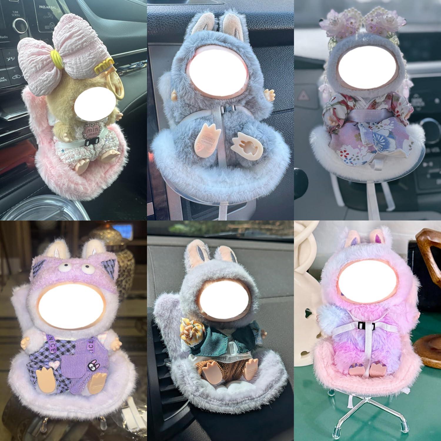 Asiento de Coche NUJOLI para Muñecas La-bubu con Cojín Suave