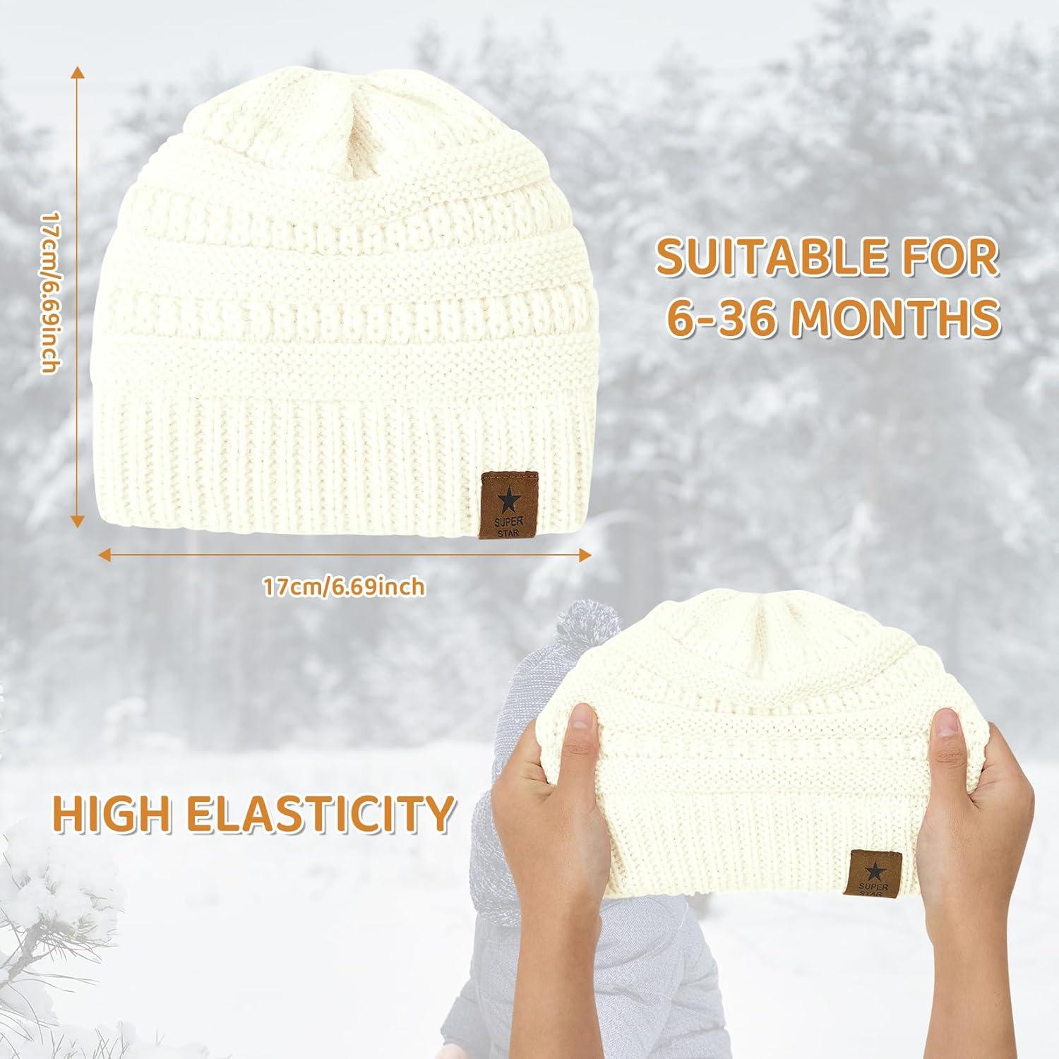 Gorro de Invierno para Bebé Century Star Pack de 3 Unisex