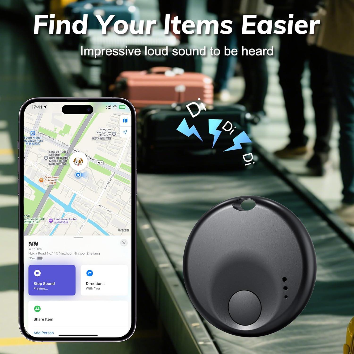 Etiquetas Bluetooth Inteligentes Genérico - Paquete de 2 - Localizador de Claves y Equipaje