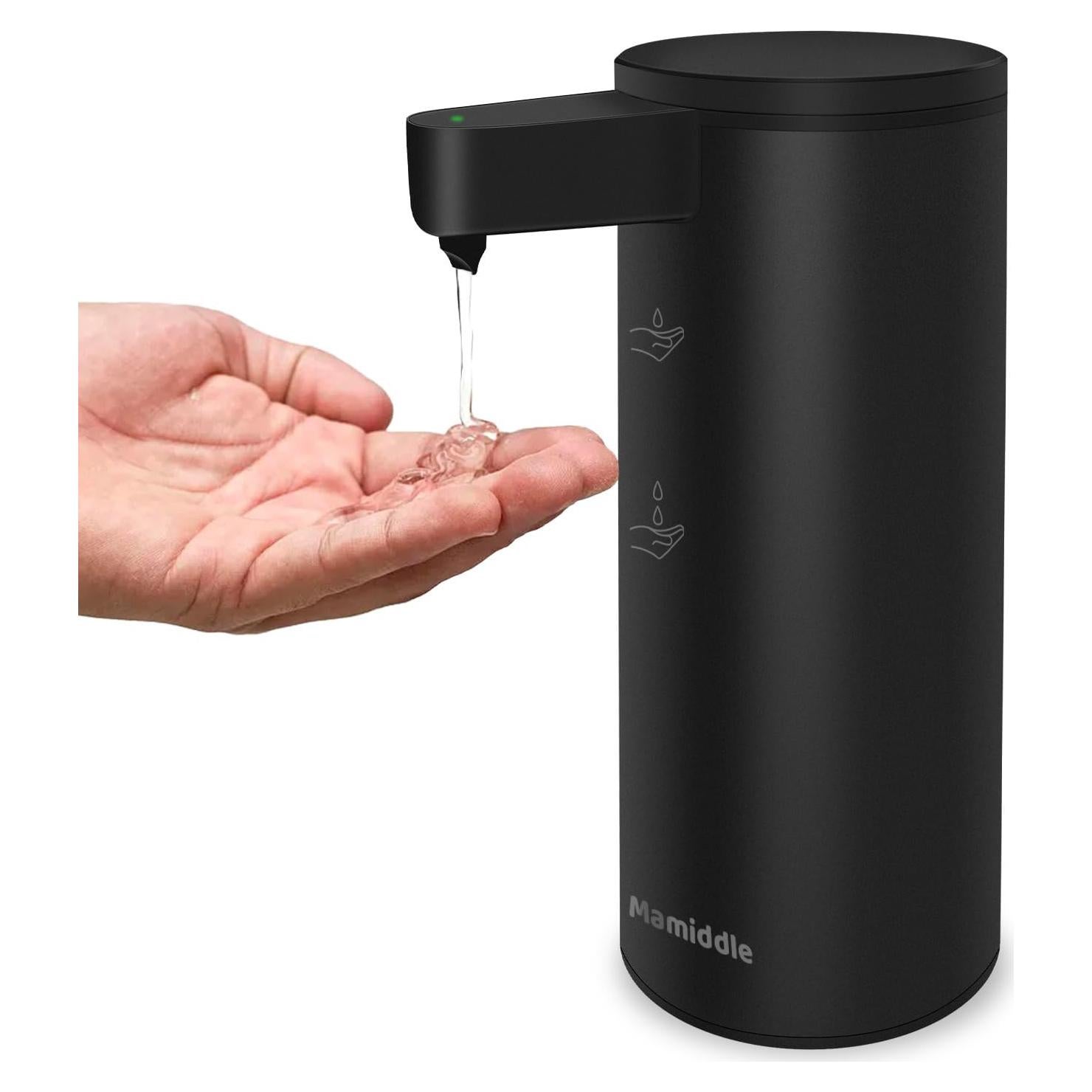 Dispensador Automático de Jabón Mamiddle Negro IPX5 USB-C