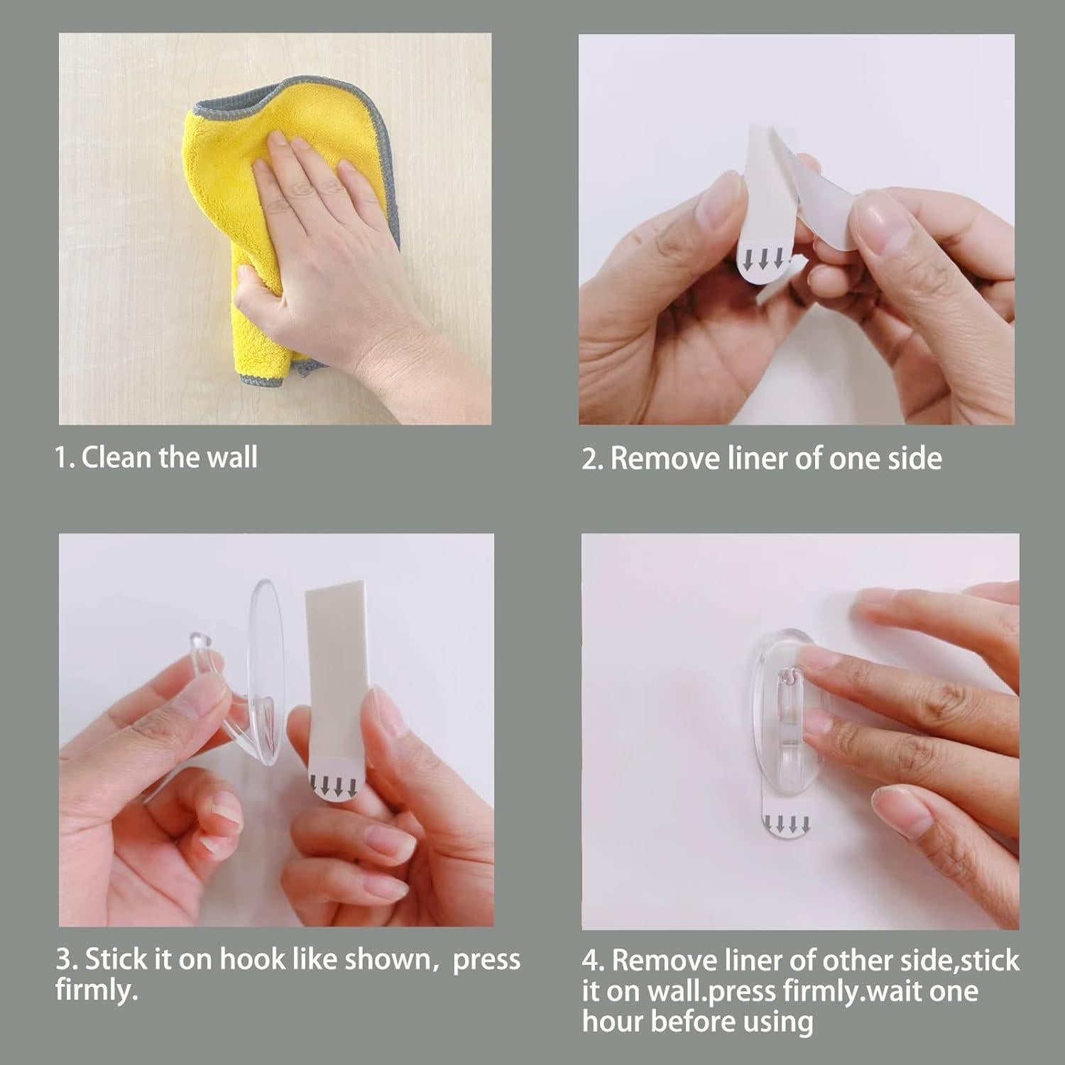 132 Tiras Adhesivas Doble Cara CARAINBO Resistentes al Agua