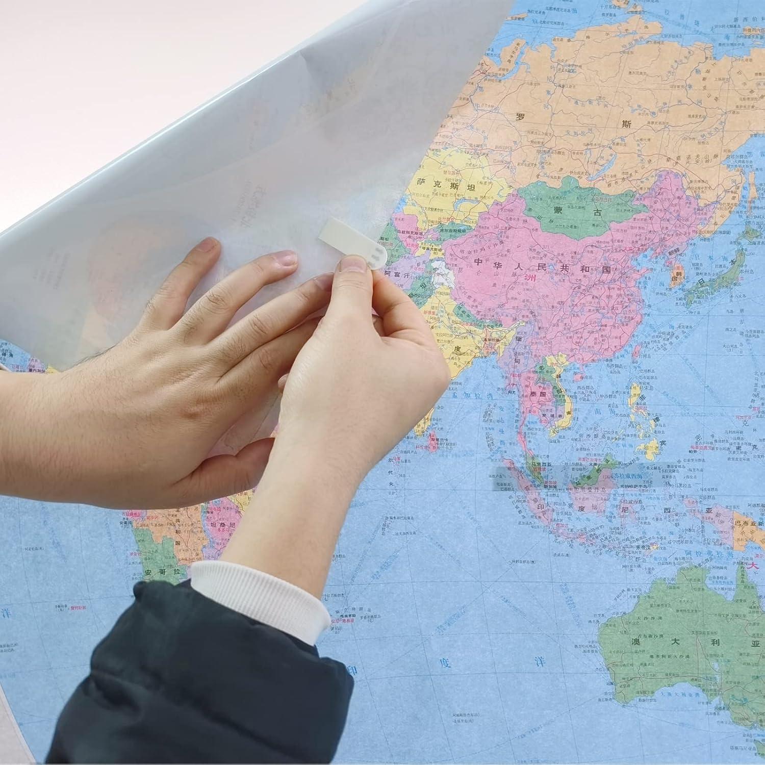 132 Tiras Adhesivas Doble Cara CARAINBO Resistentes al Agua