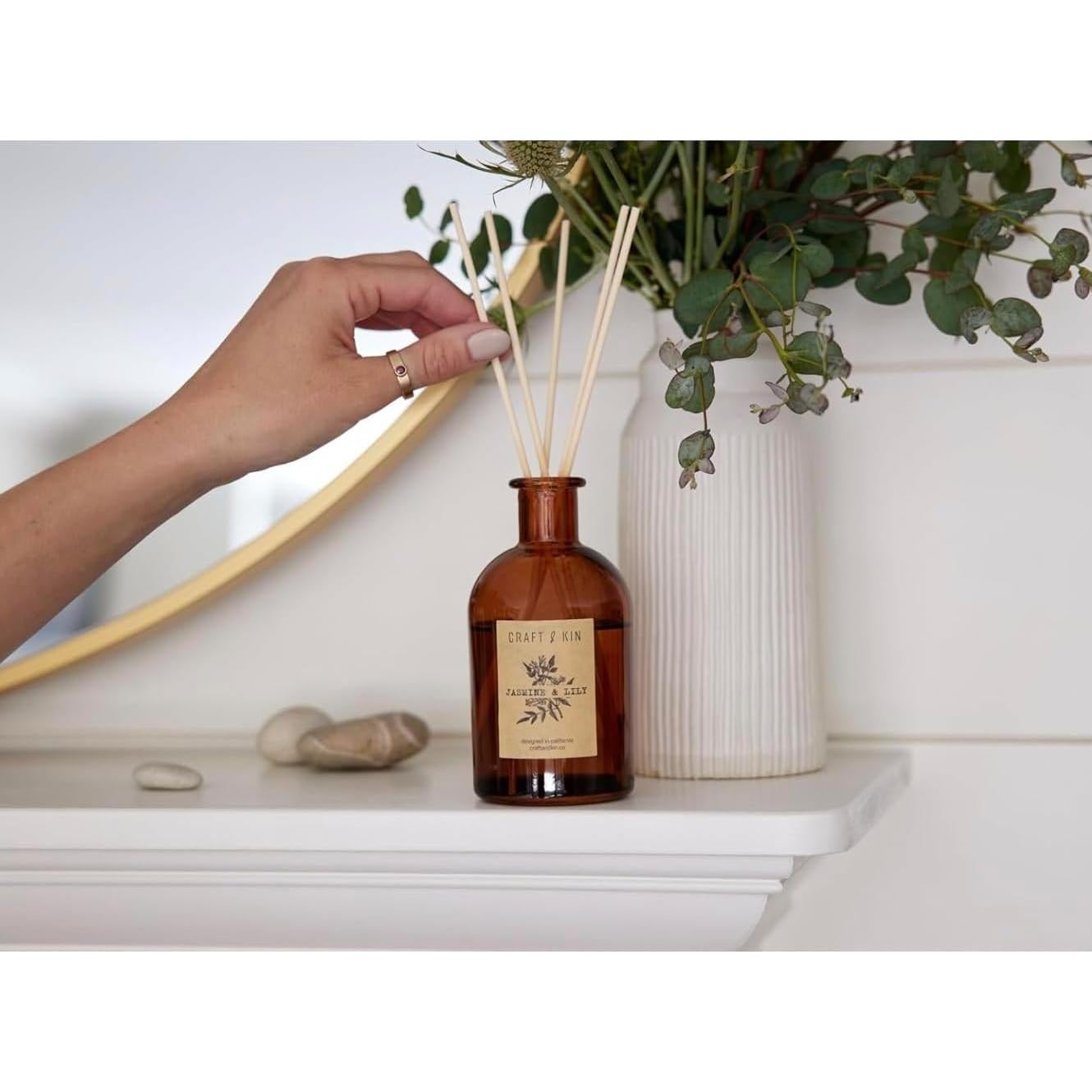 Palitos Difusores de Ratan Craft & Kin - Paquete de 3