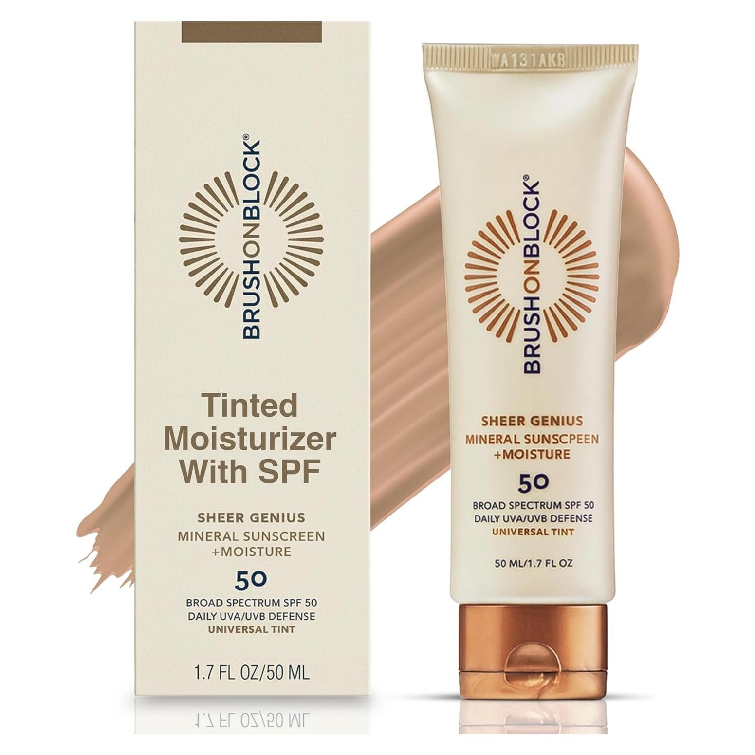 Protector Solar Mineral Tinteado Brush On Block SPF 50 - 49.6g