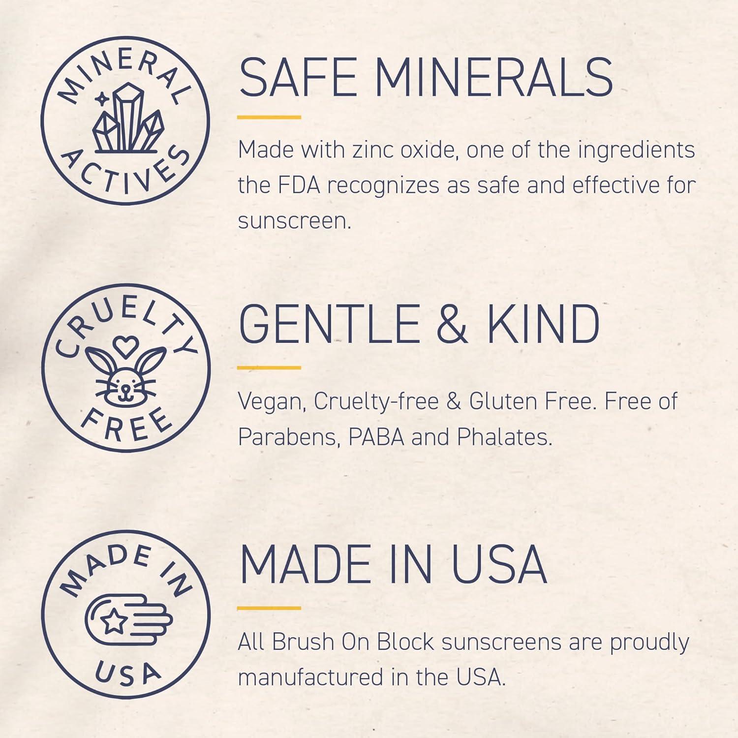 Protector Solar Mineral Tinteado Brush On Block SPF 50 - 49.6g