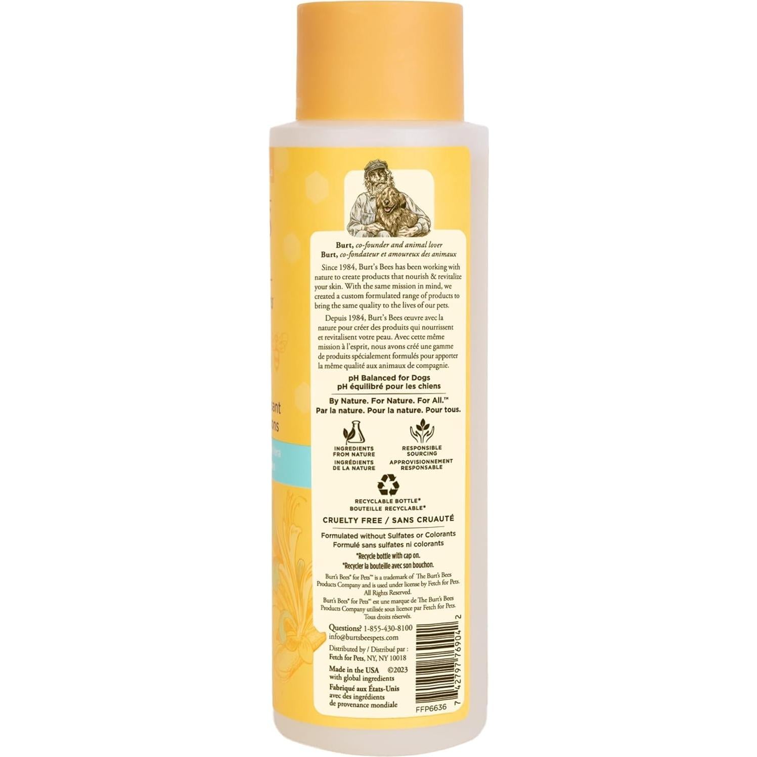 Champú Calmante para Picazón Burt's Bees 473 ml para Perros