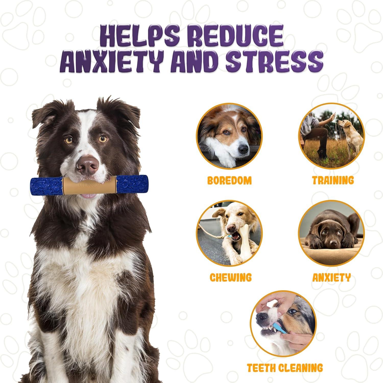 Juguete Indestructible para Perros LEE BONBON - Palo Rellenable 25.4cm