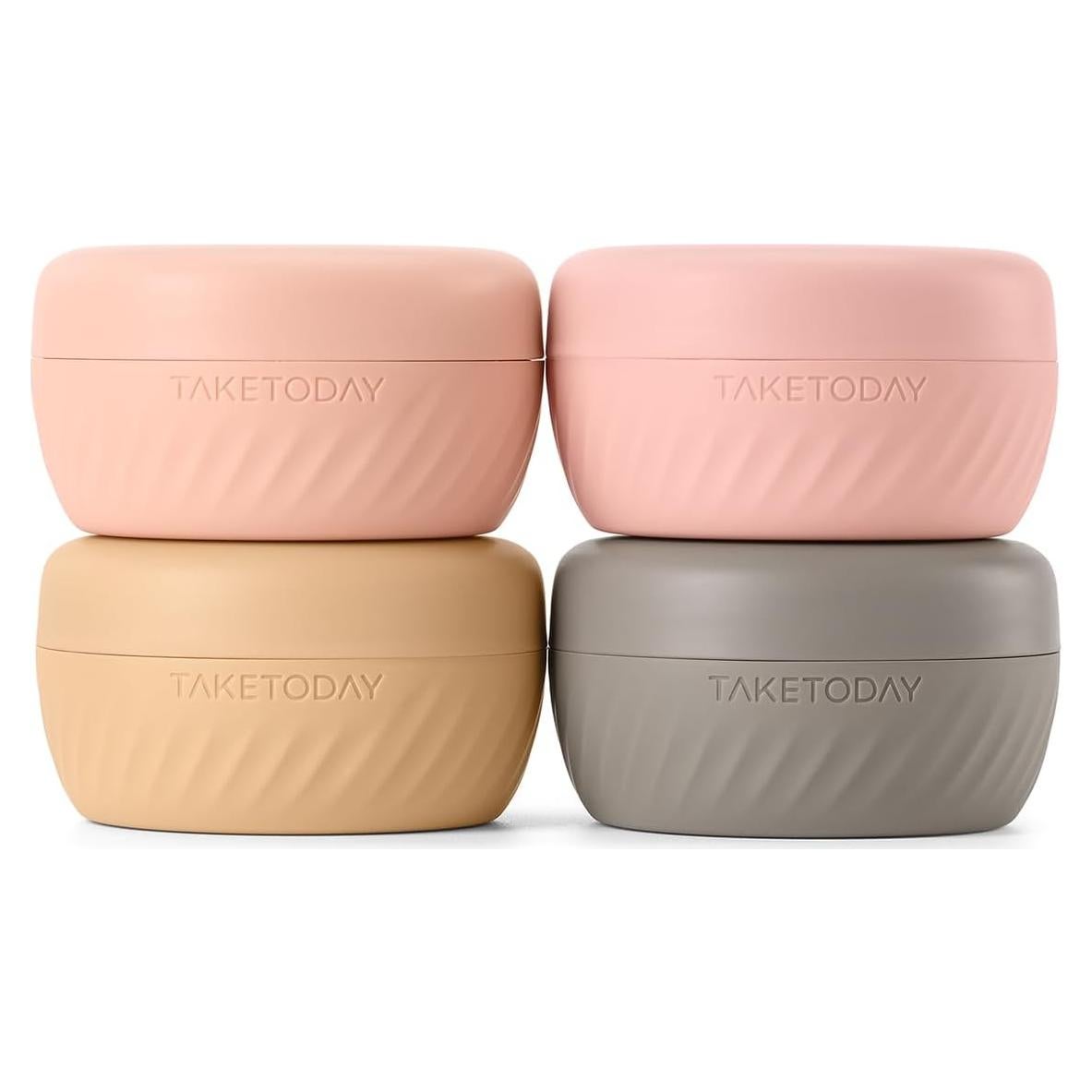 Contenedores de Viaje TakeToday 2oz A prueba de Fugas 4 Piezas