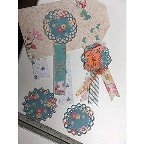 Juego de Troqueles de Metal VVS 4 Patrones Bordes Redondos