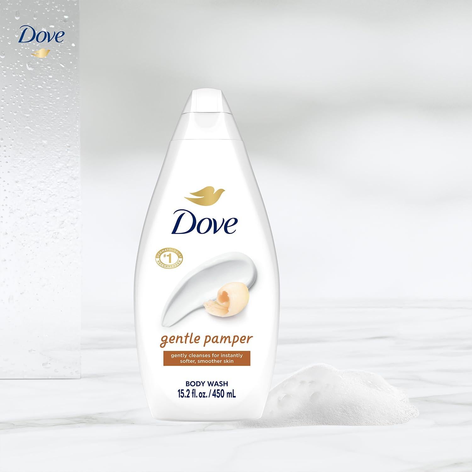 Gel de Ducha Dove Hidratante Suave 3 x 431.5 g - Vainilla