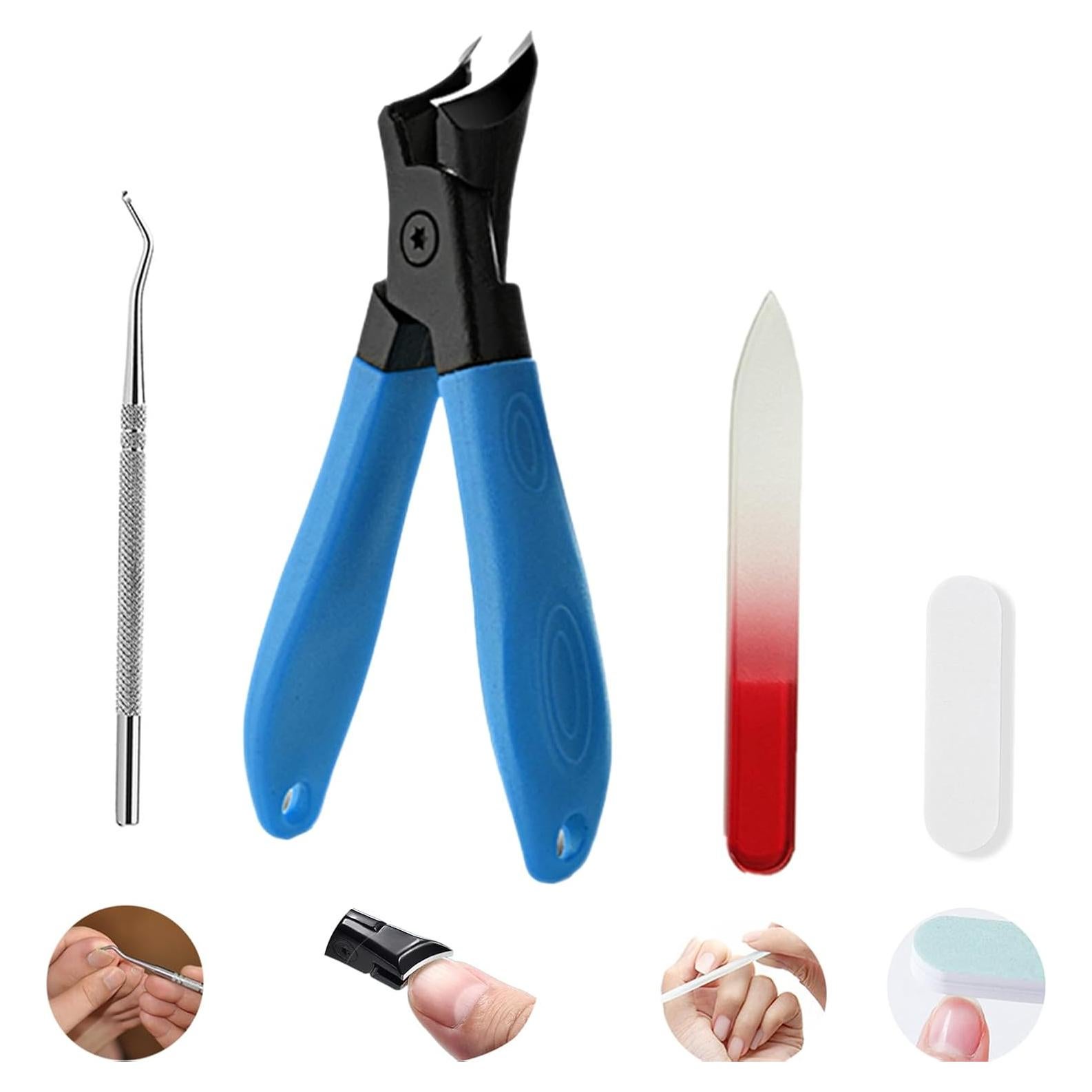Juego de 4 Cortauñas SeleneTenderaes para Uñas Gruesas