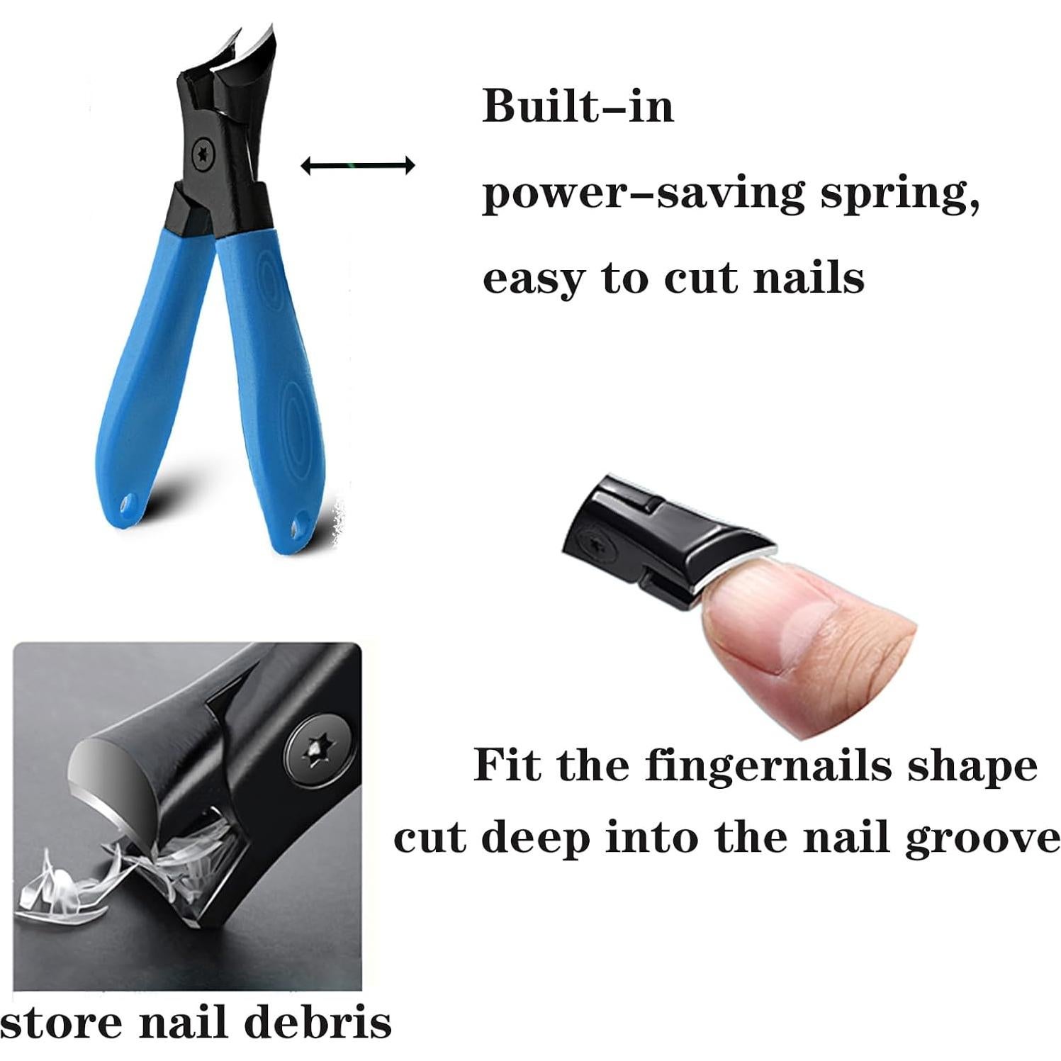 Juego de 4 Cortauñas SeleneTenderaes para Uñas Gruesas