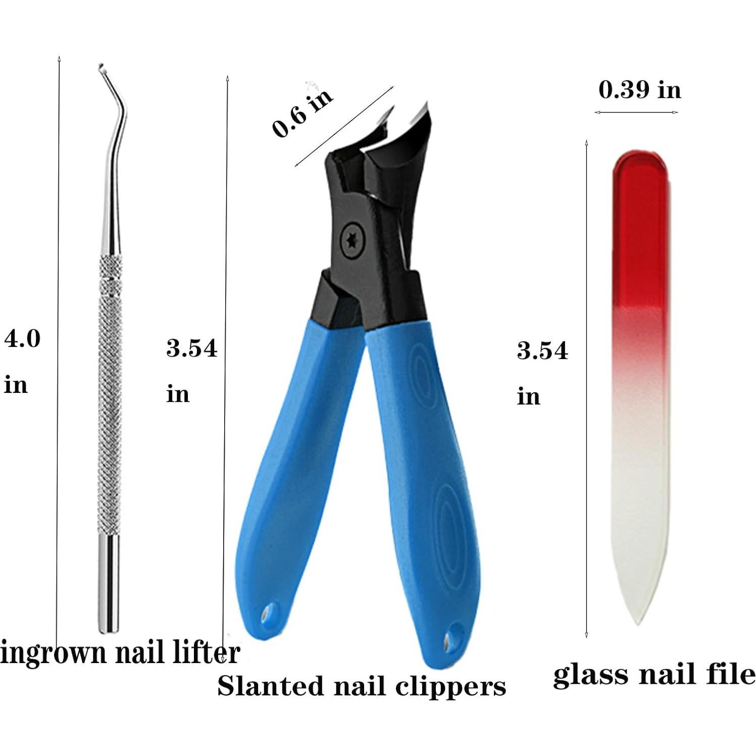 Juego de 4 Cortauñas SeleneTenderaes para Uñas Gruesas