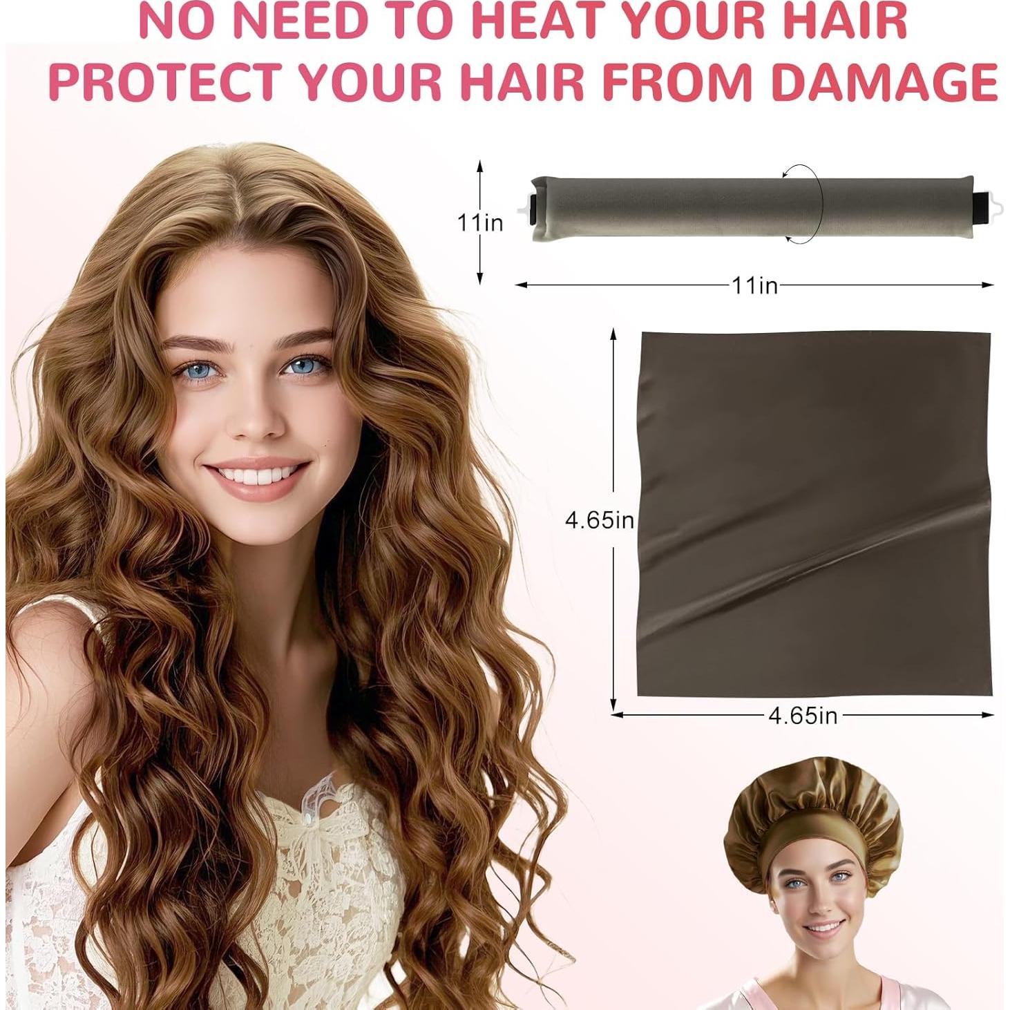 Set de Rizadores Sin Calor Frnoip - 6 Piezas para Cabello