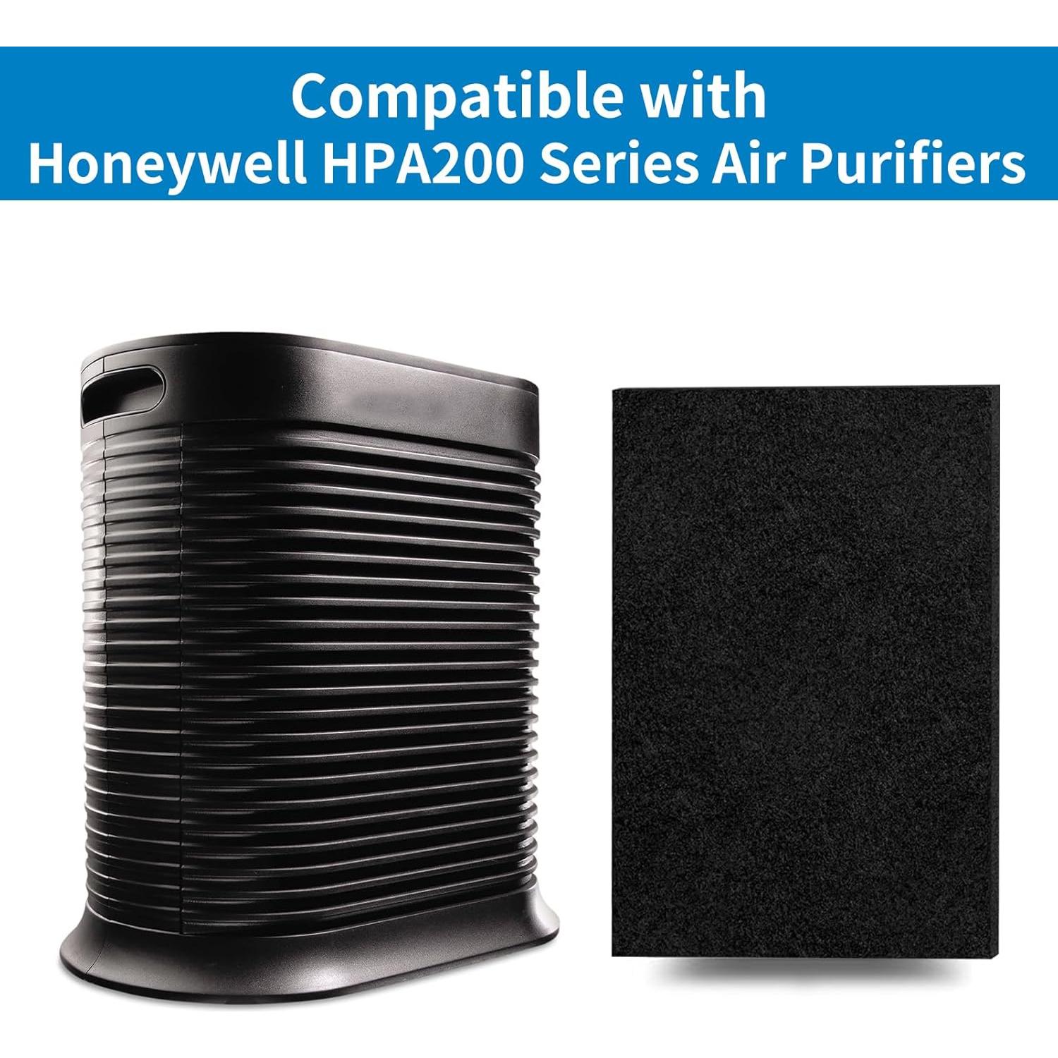 Pre-Filtro A SUNRRA para Purificador Honeywell HPA200 - Paquete de 4