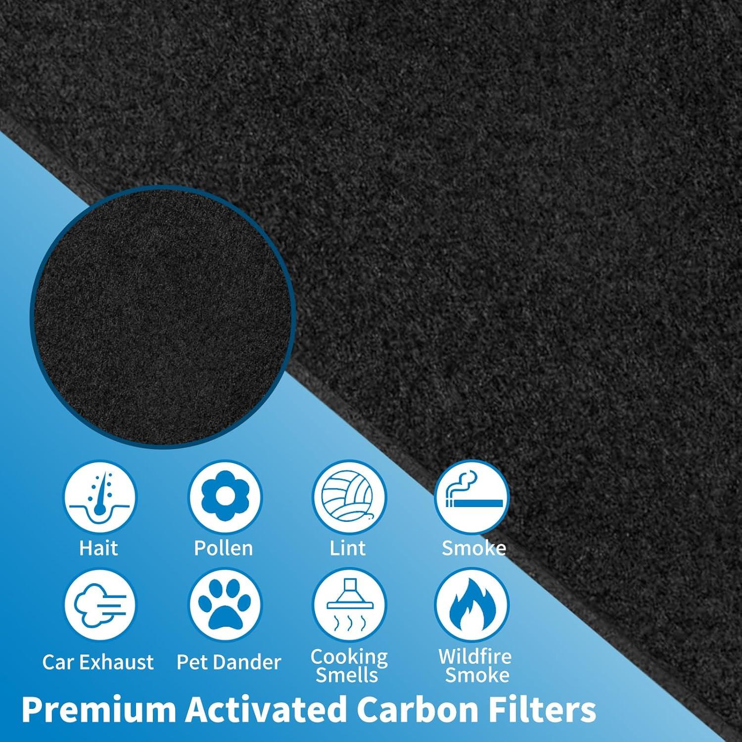 Pre-Filtro A SUNRRA para Purificador Honeywell HPA200 - Paquete de 4