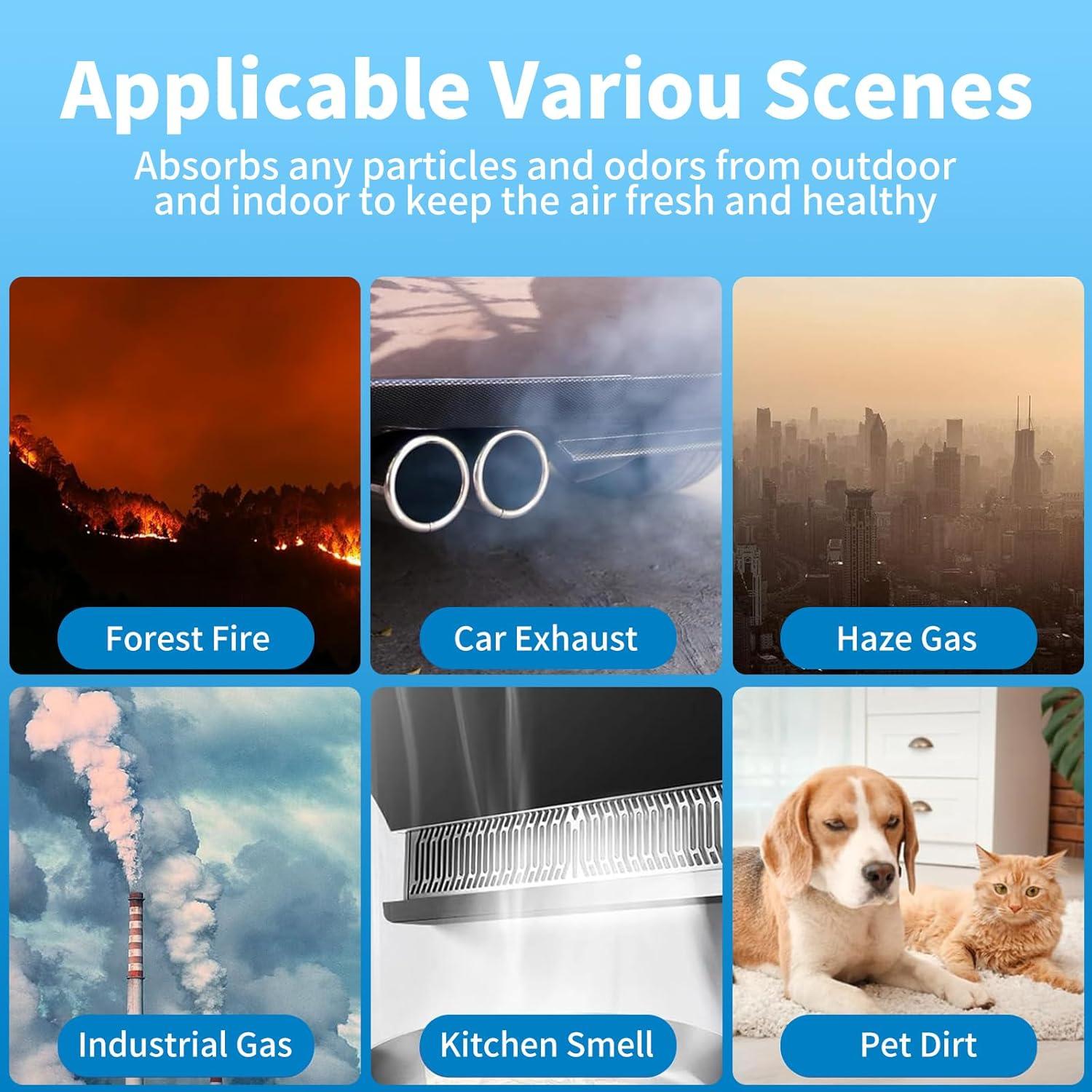Pre-Filtro A SUNRRA para Purificador Honeywell HPA200 - Paquete de 4