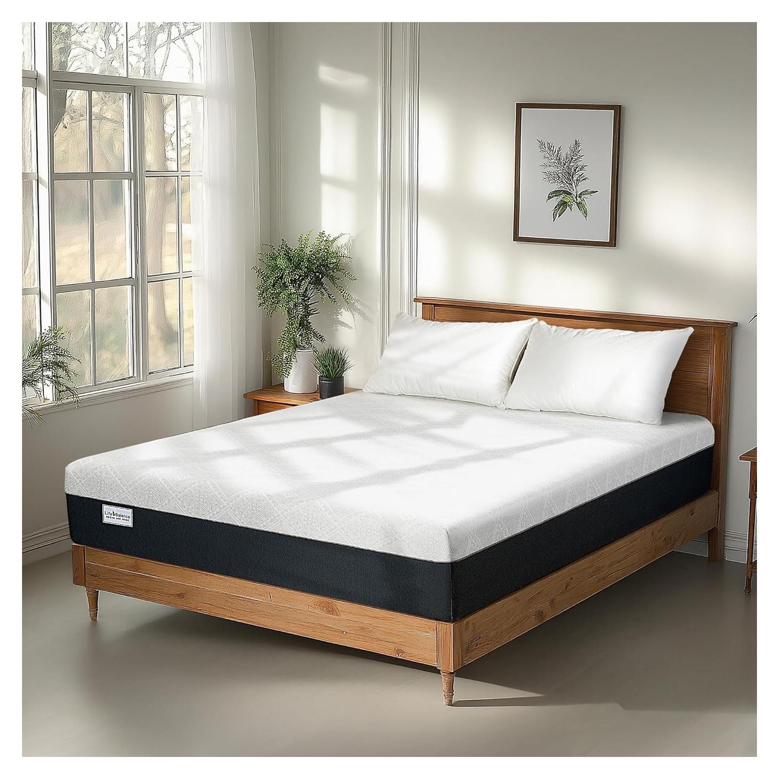 Colchón Twin Life Balance 8" Espuma con Memoria Certificado