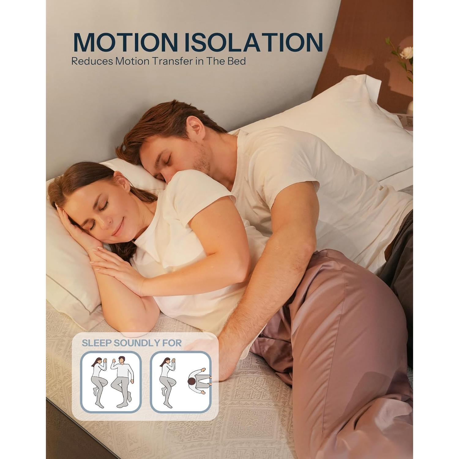 Colchón Twin Life Balance 8" Espuma con Memoria Certificado