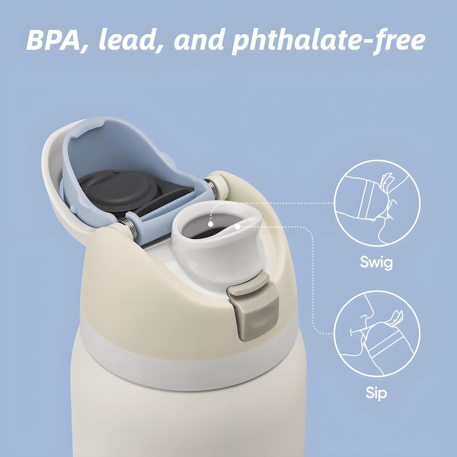 Tapa de Reemplazo Owala FreeSip 16-40 oz a Prueba de Fugas