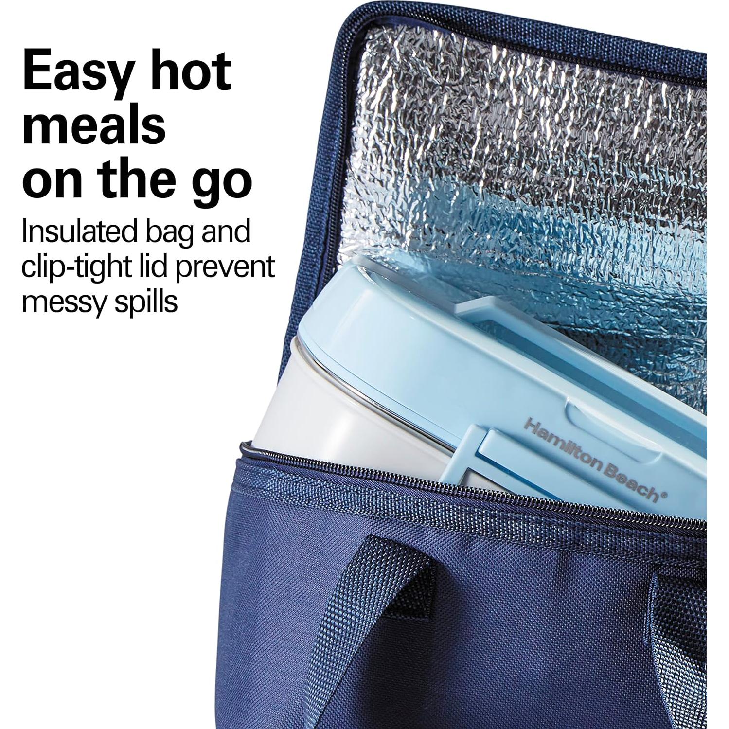 Calentador de Comida Portátil Hamilton Beach 3 Compartimentos