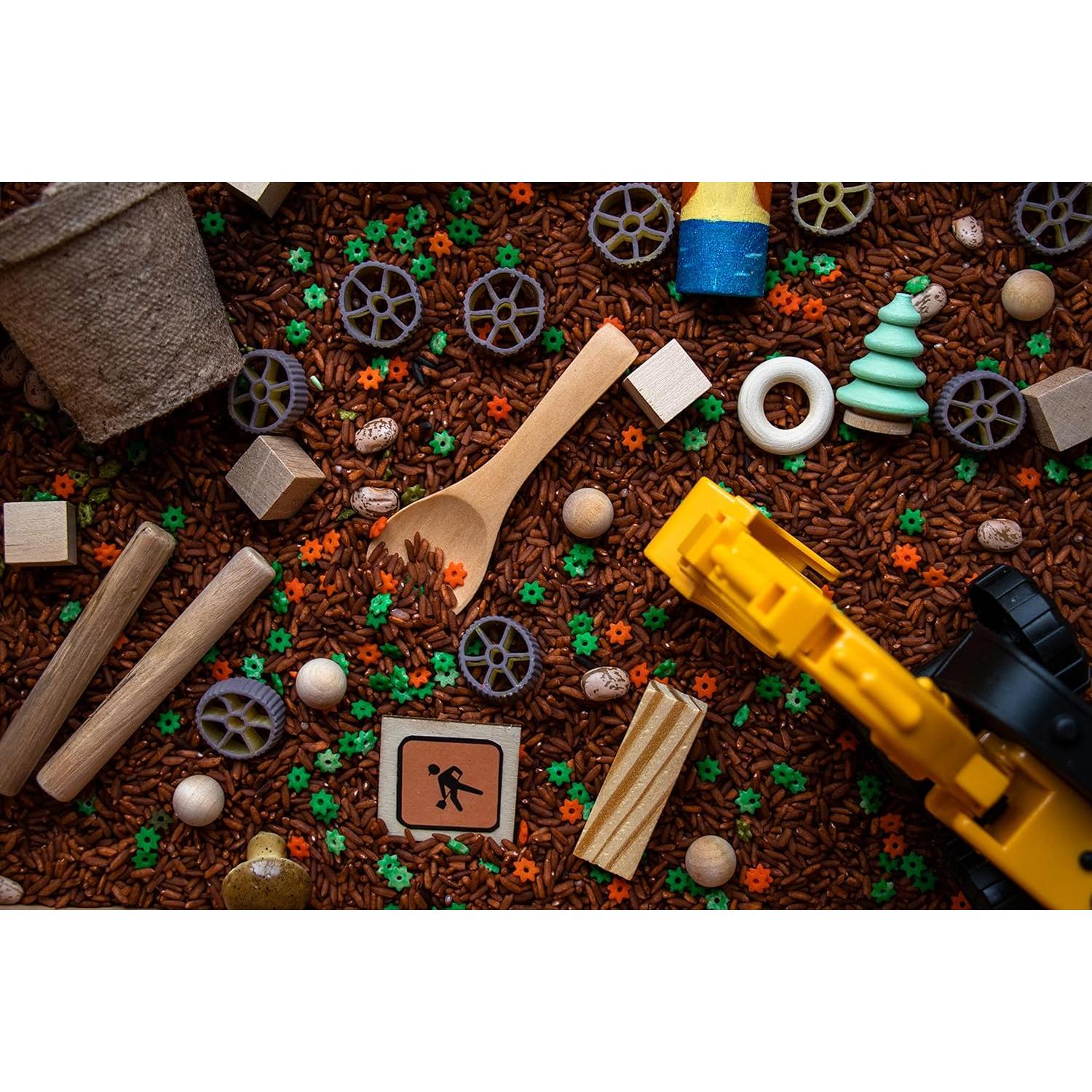 Caja Sensorial de Construcción Montessori para Niños 3+