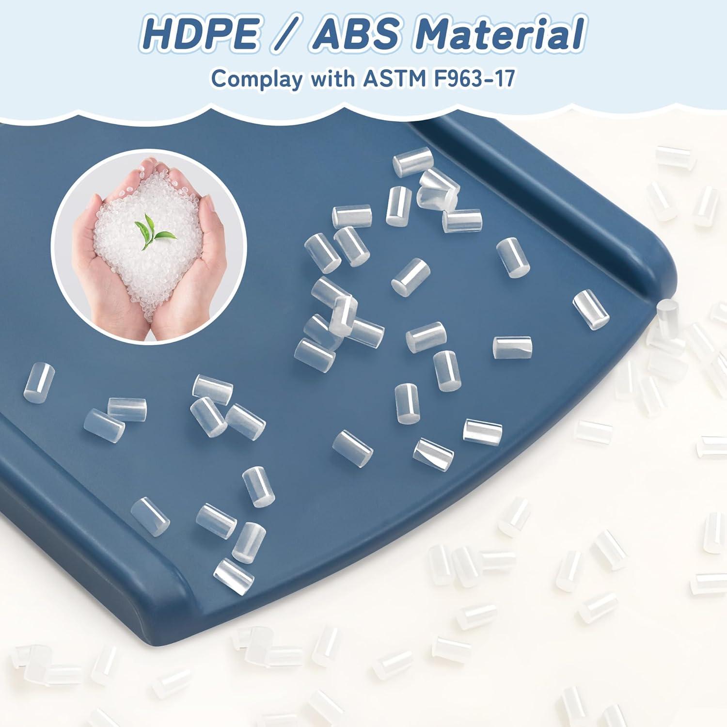 Tobogán 3-en-1 Nyeekoy para Niños 1-8 Años con Columpio