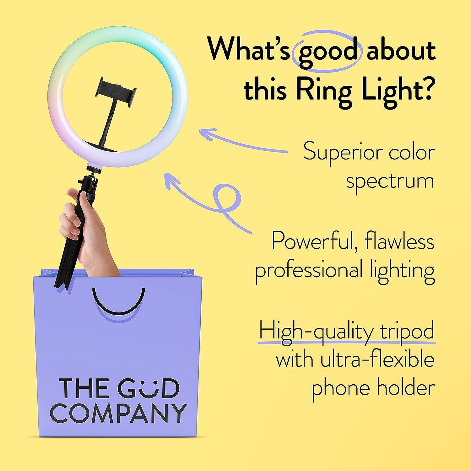 Anillo de Luz Portátil 10 Pulgadas The Güd Company - 5 Modos