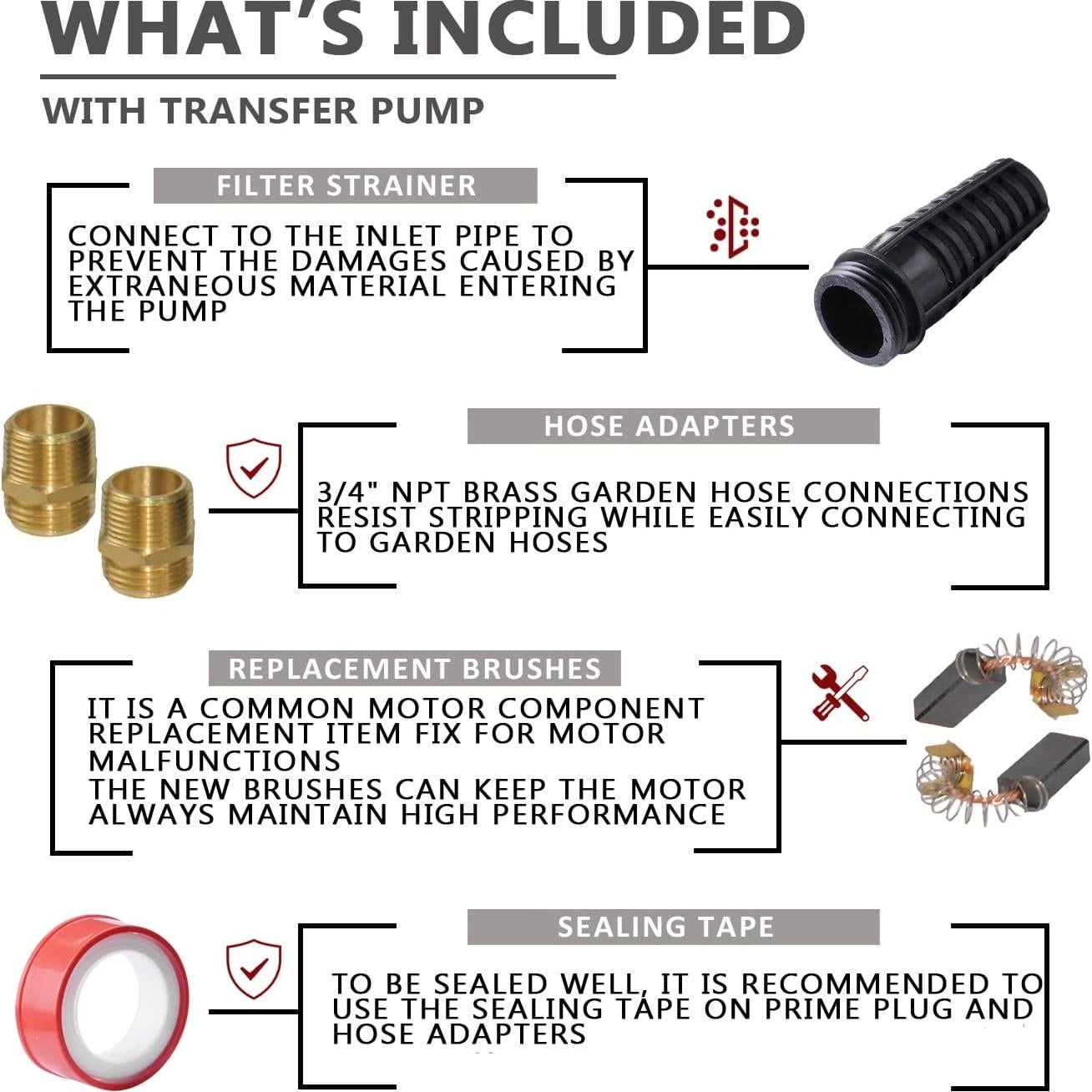 Bomba de Agua EXTRAUP 1/2HP Hierro Fundido 5678 l/h