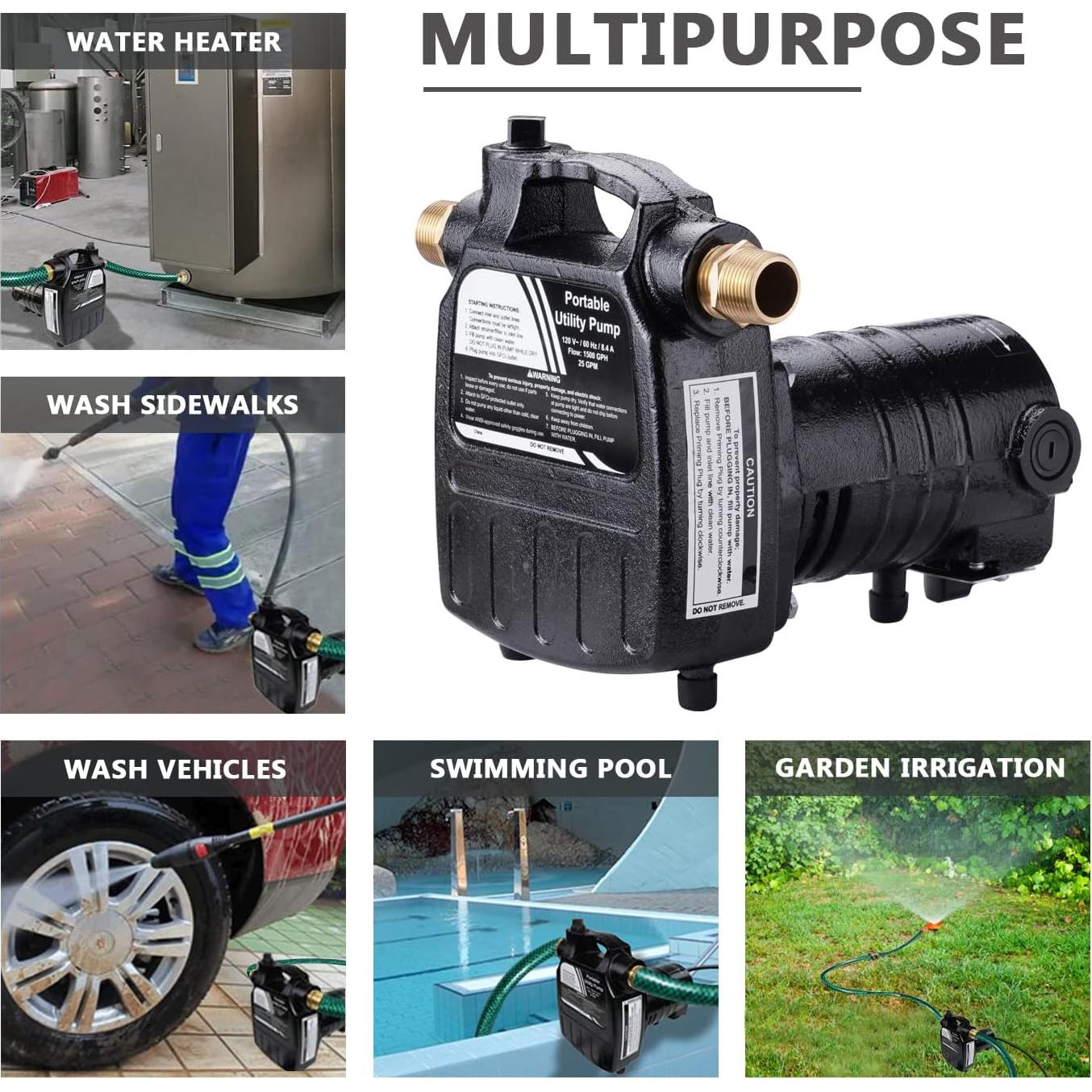 Bomba de Agua EXTRAUP 1/2HP Hierro Fundido 5678 l/h