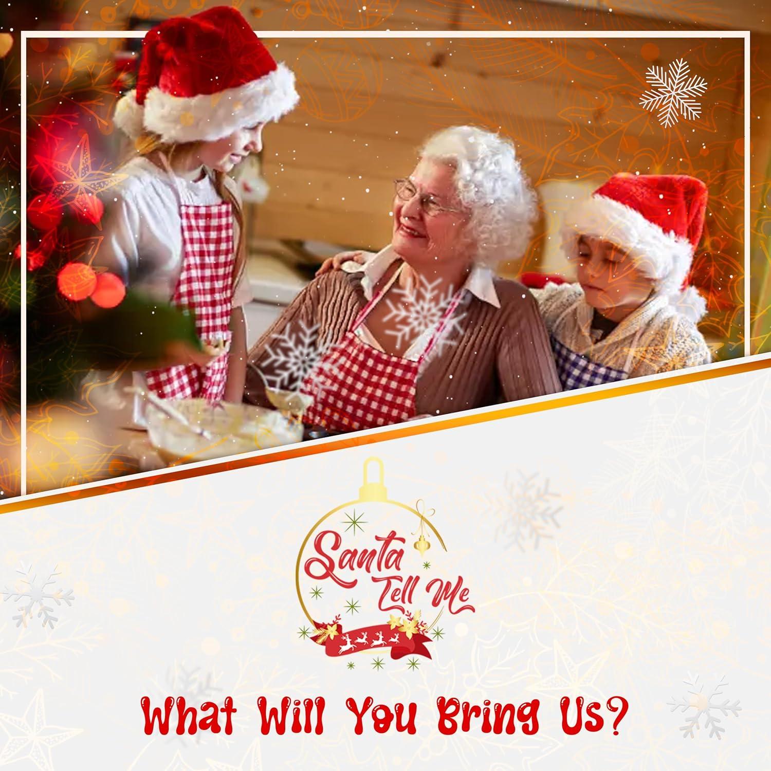 Adorno Navideño Personalizado Santa Dime 2025 - 3.8x7 cm