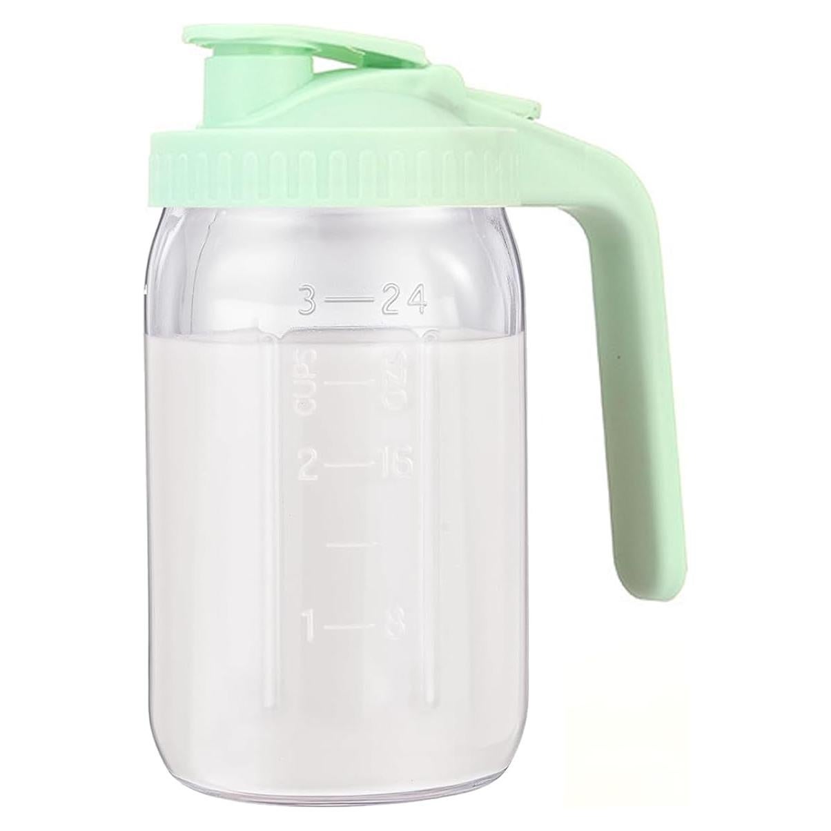 Jarra de Leche Materna de Vidrio 0.95L con Tapa Antifugas