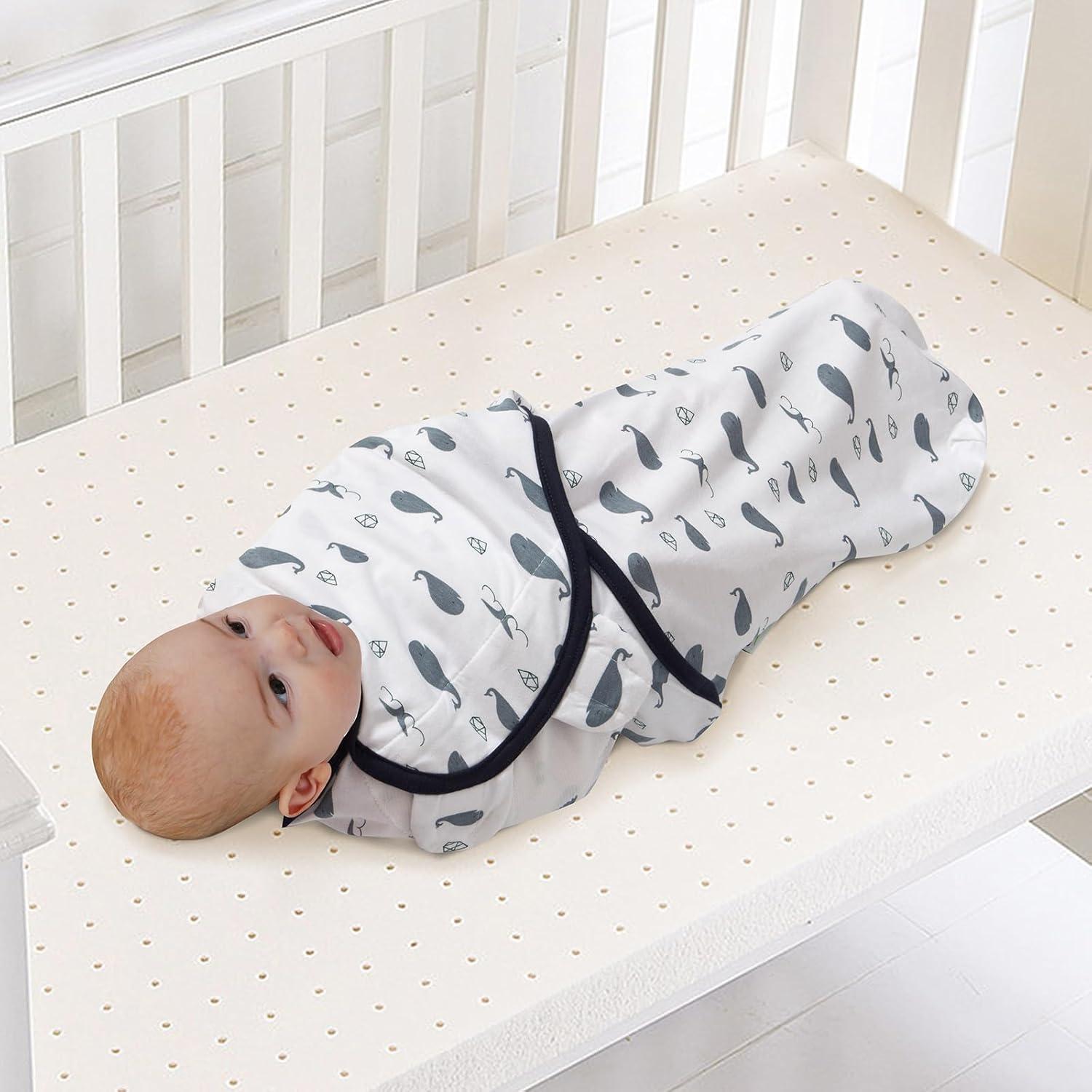 Manta de Envolver para Bebé Little Tots 2 Piezas Algodón