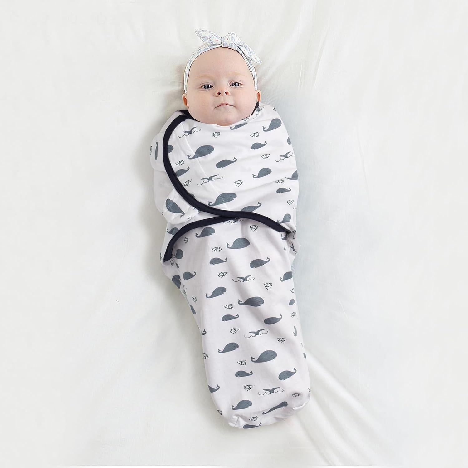 Manta de Envolver para Bebé Little Tots 2 Piezas Algodón