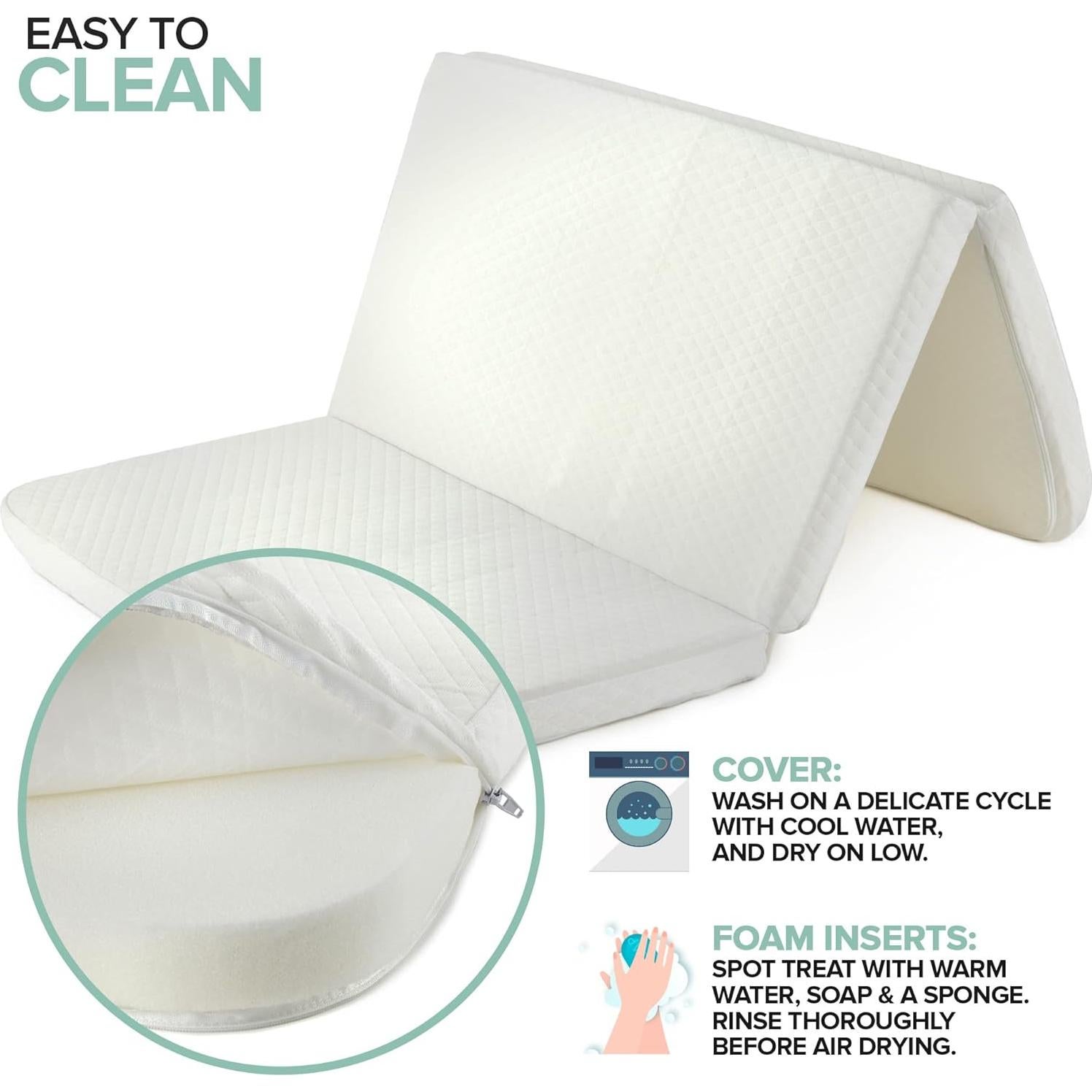 Colchón Plegable para Cuna de Viaje Stock Your Home 96.5x66cm