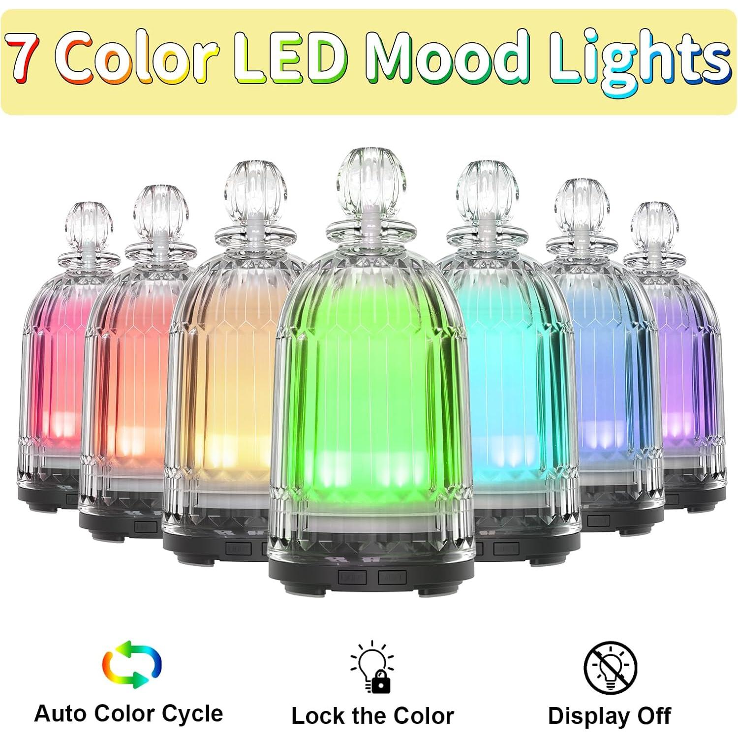 Difusor de Aceite Esencial Smartwell 120ml con Luz LED