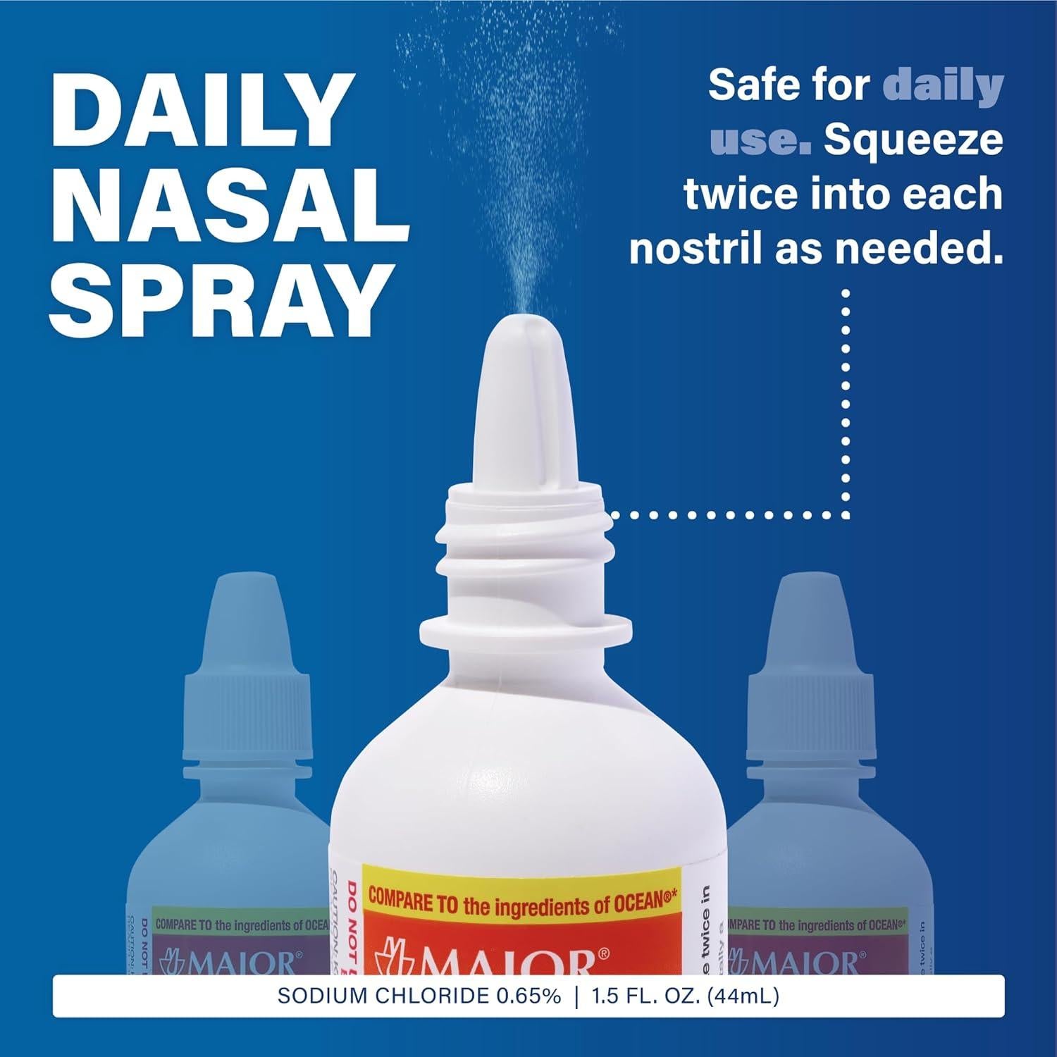 Spray Nasal Hidratante Major 44.36 ml - Alivio Sequedad Nasal
