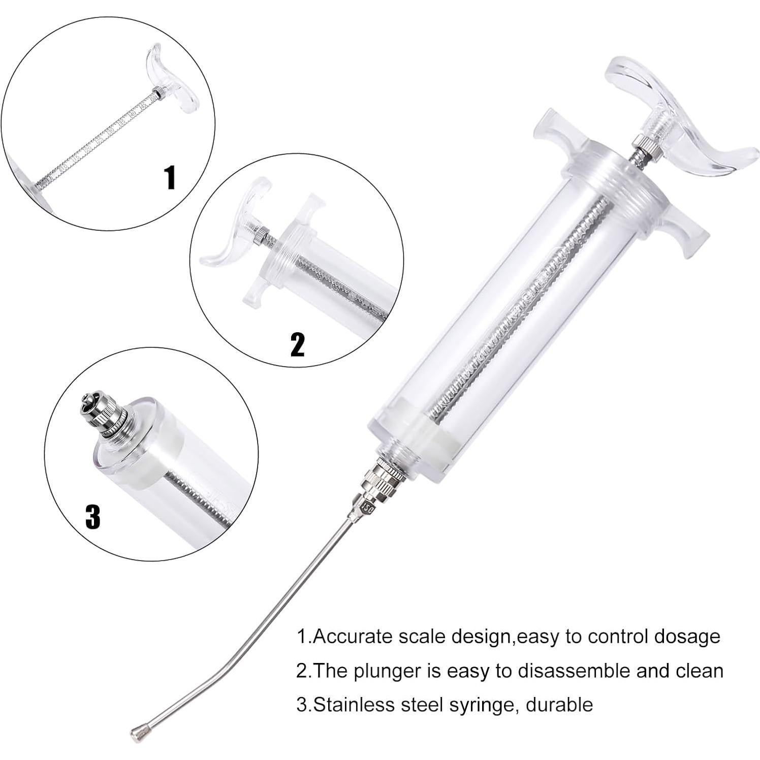 Kit de Jeringa de Alimentación 20ml FULAIERGD para Aves