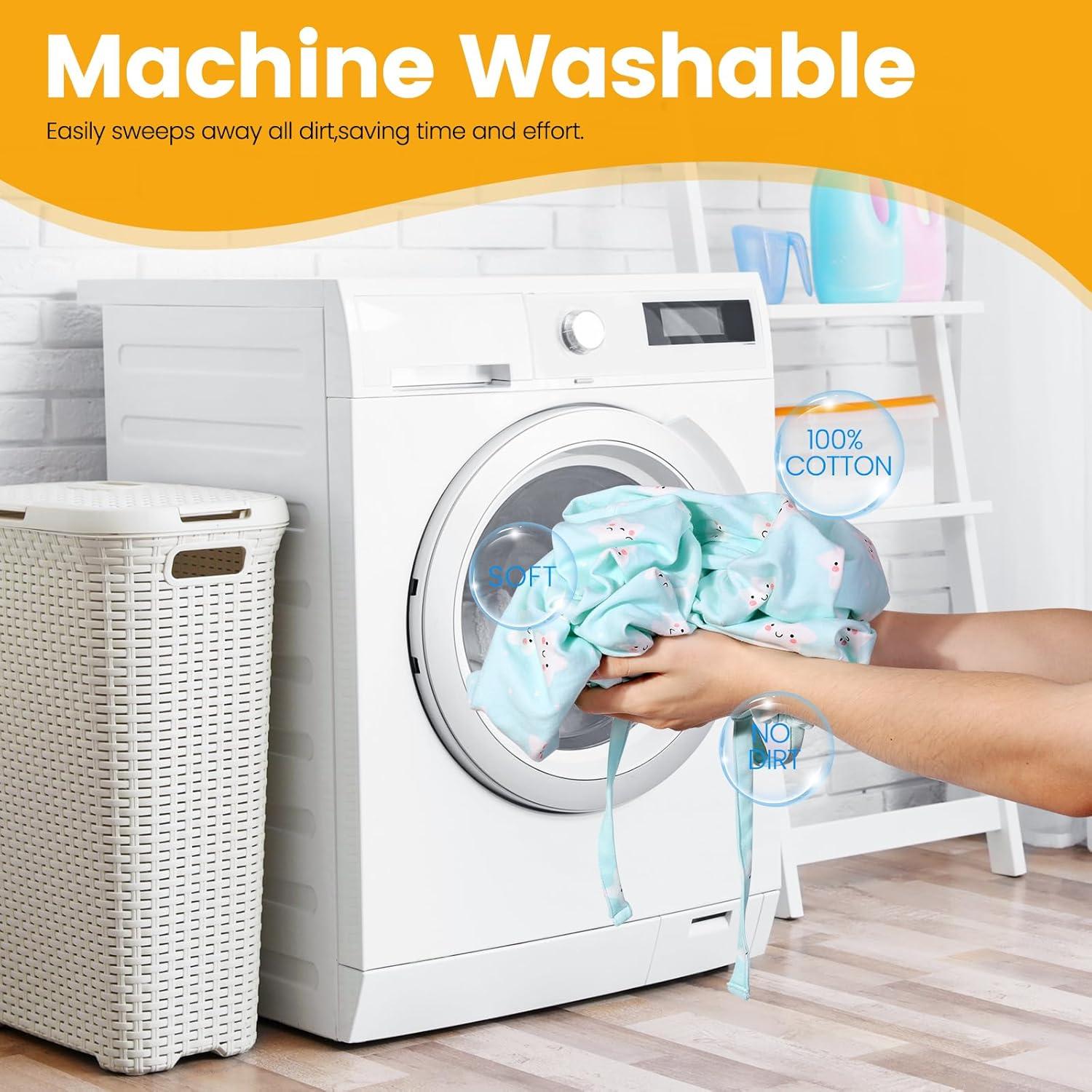 Funda de Asiento de Coche para Bebé Orzbow Algodón Azul