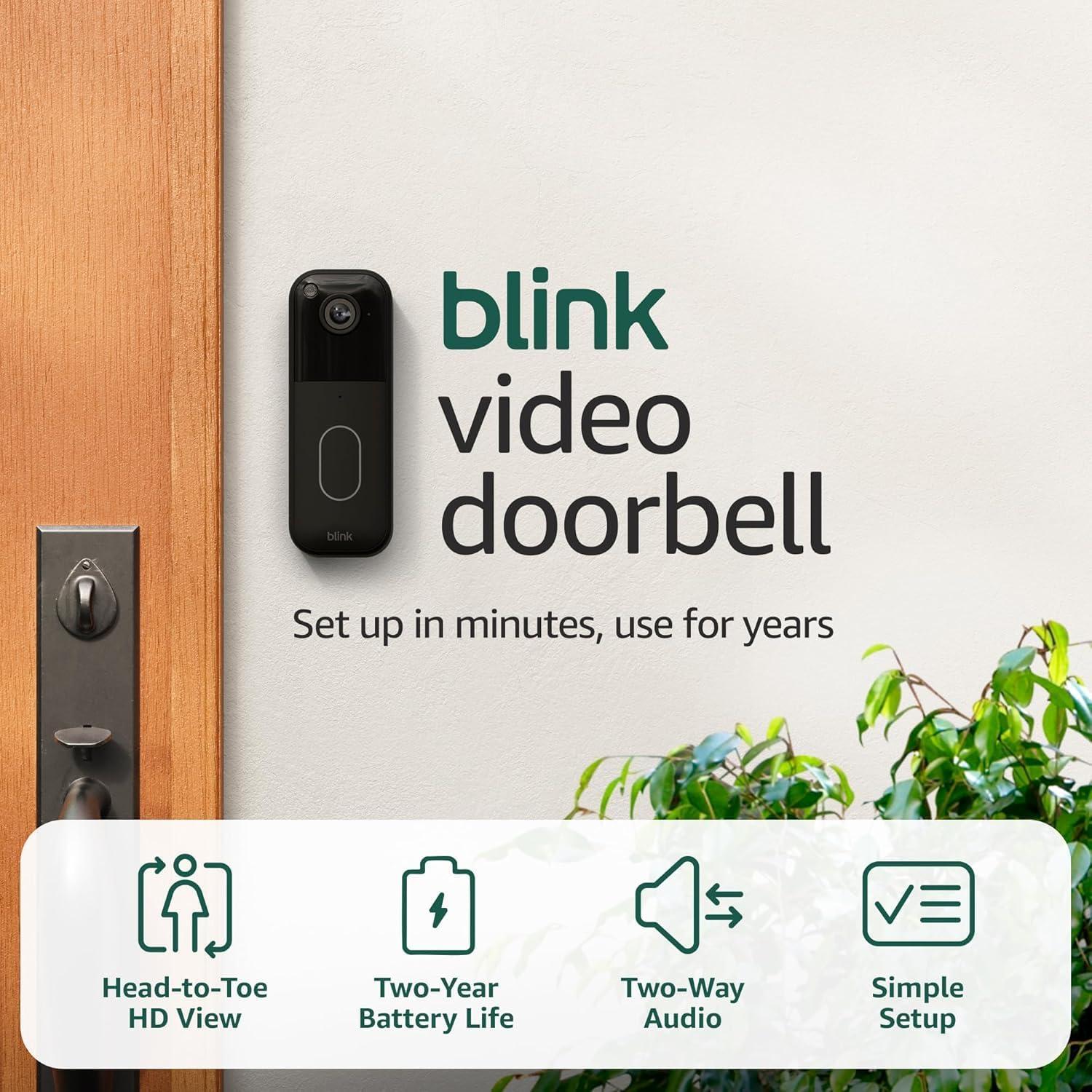 Echo Show 8 with Blink Video Doorbell (newest model)
