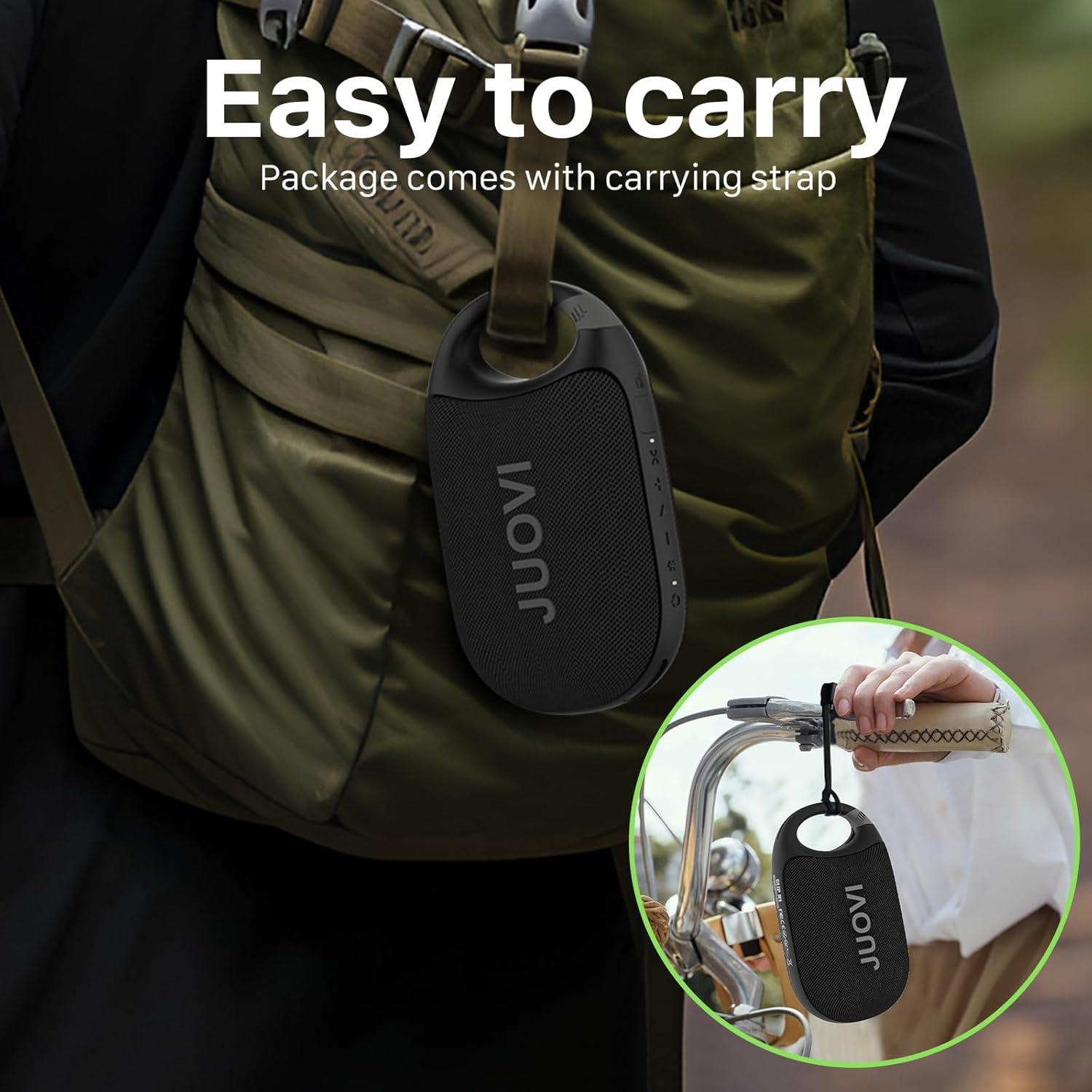 Altavoz Bluetooth Portátil JUOVI CLIP J1 Impermeable IP68