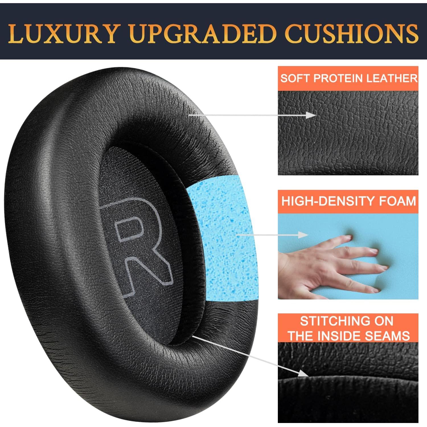 Almohadillas de Repuesto SOULWIT para Steelseries Arctis Nova Pro - Negro