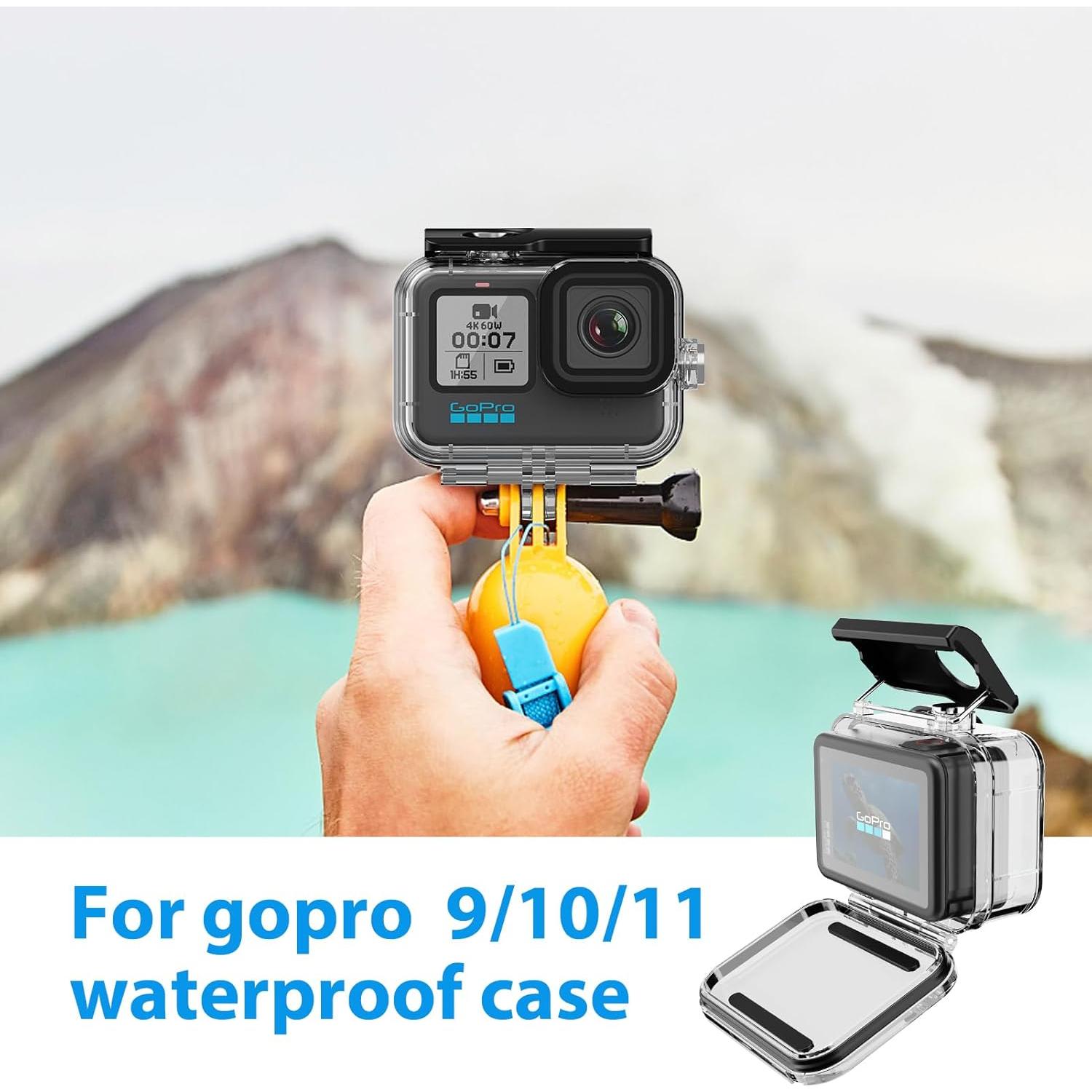 Funda Impermeable HONGDAK para GoPro Hero 9/10/11/12/13 Negra